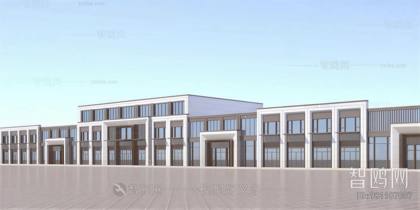 Modern Appearance Of Commercial Building