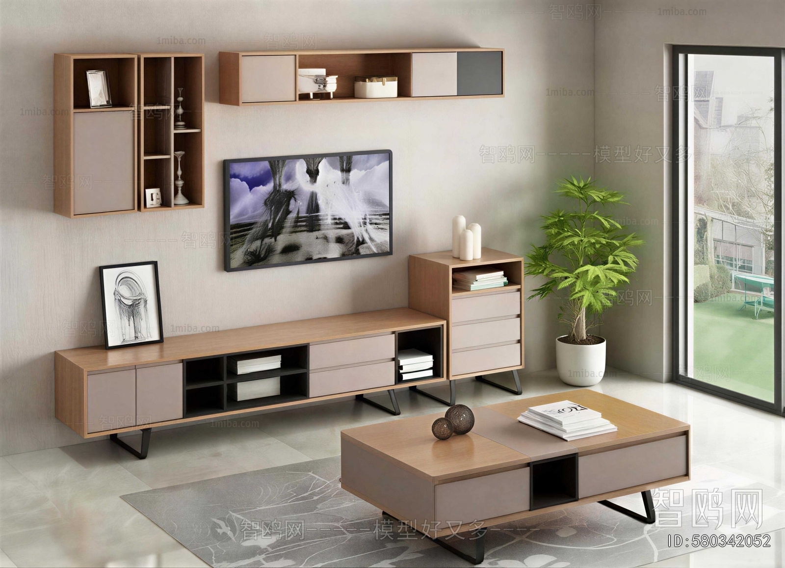Nordic Style TV Cabinet