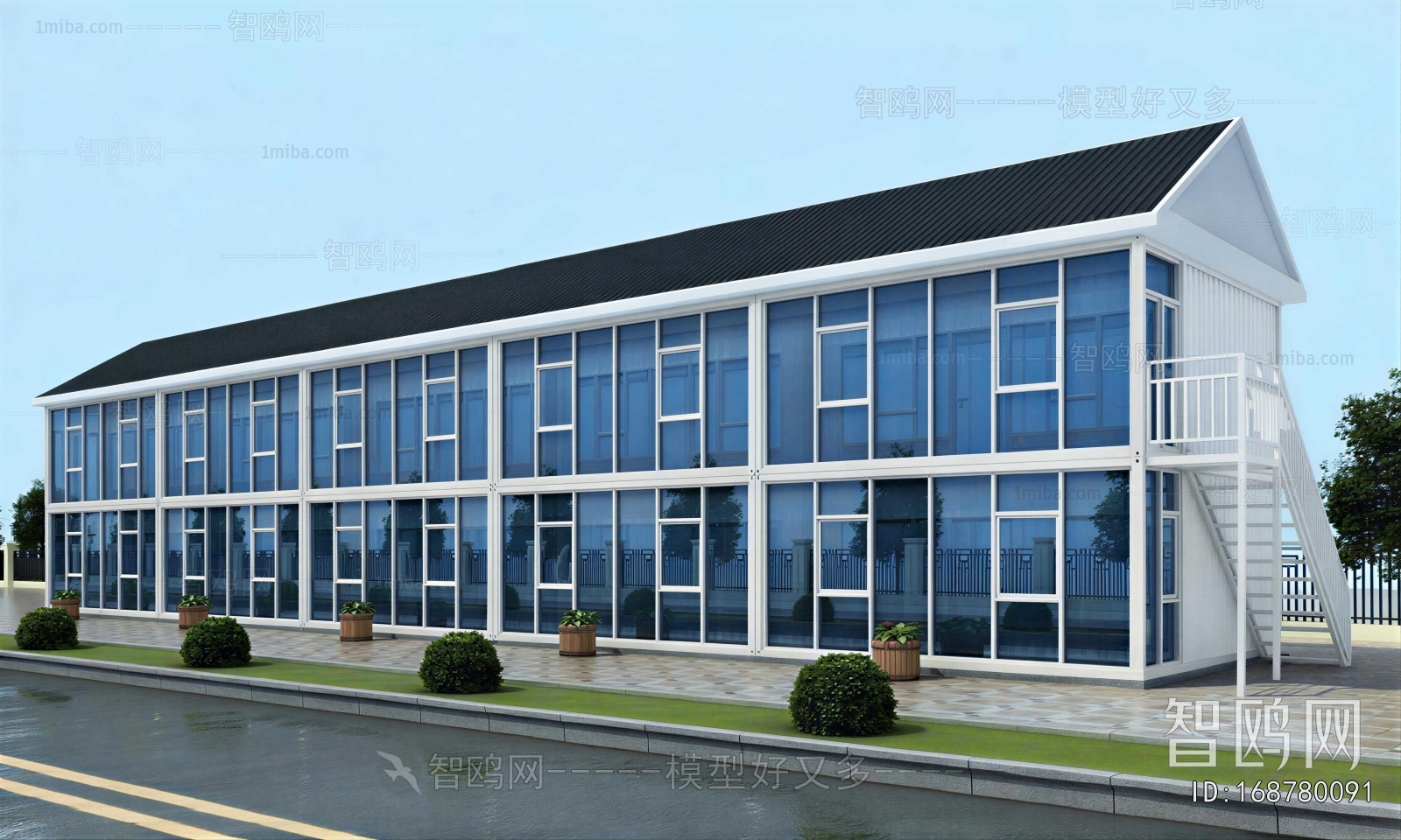 Modern Appearance Of Commercial Building
