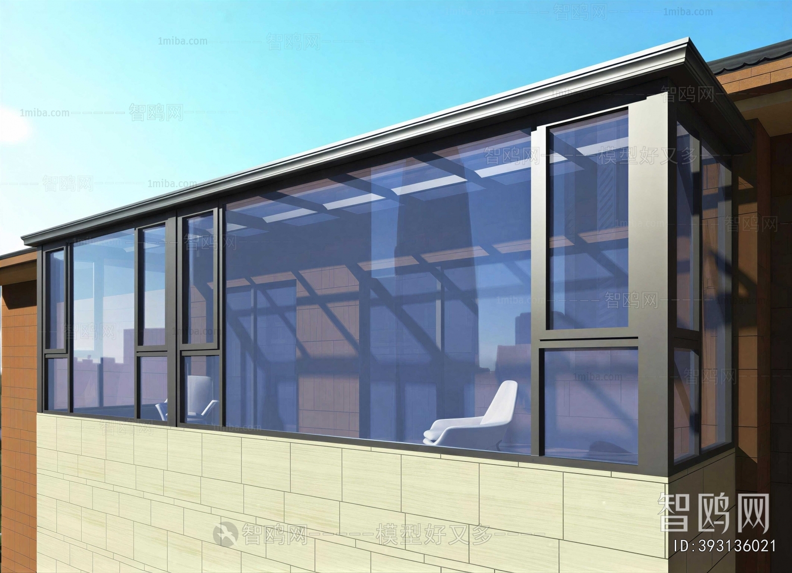Modern Glass Sun Room