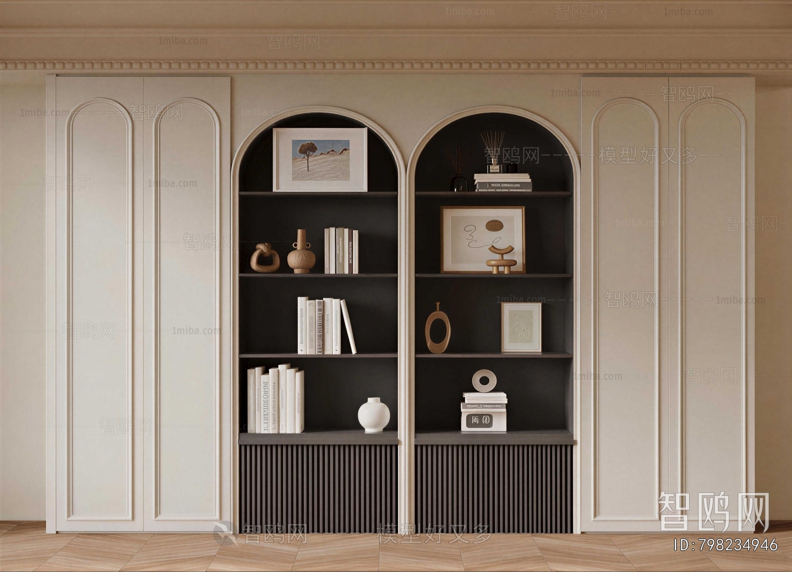 French Style Bookcase