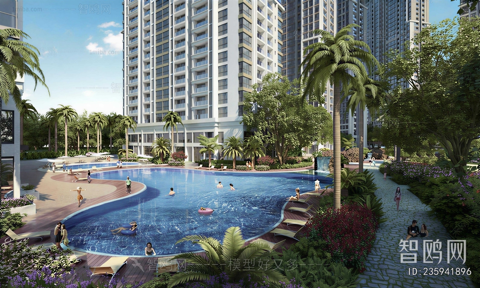Modern Park Landscape