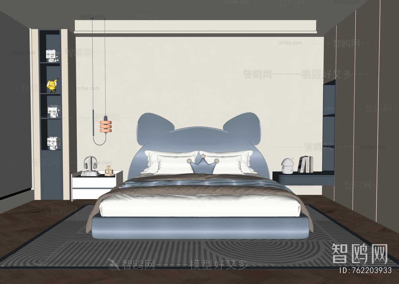 Modern Boy's Room And Son's Room