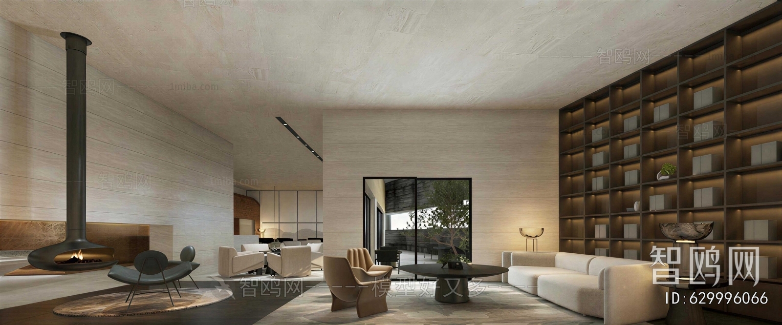 Wabi-sabi Style A Living Room