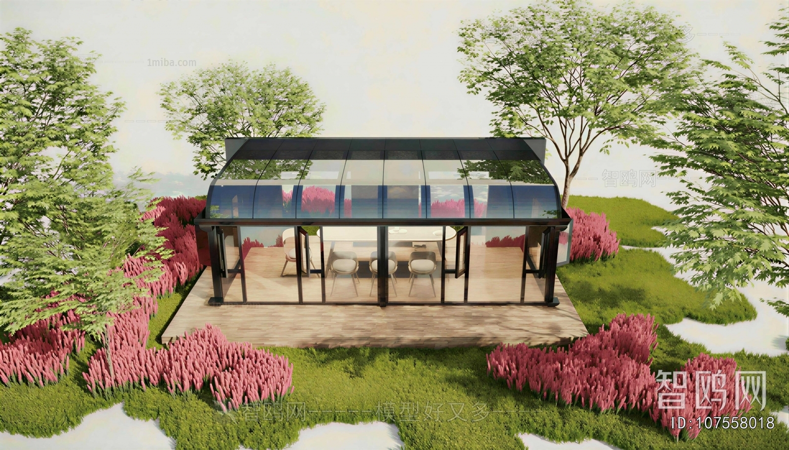 Modern Glass Sunshine Room