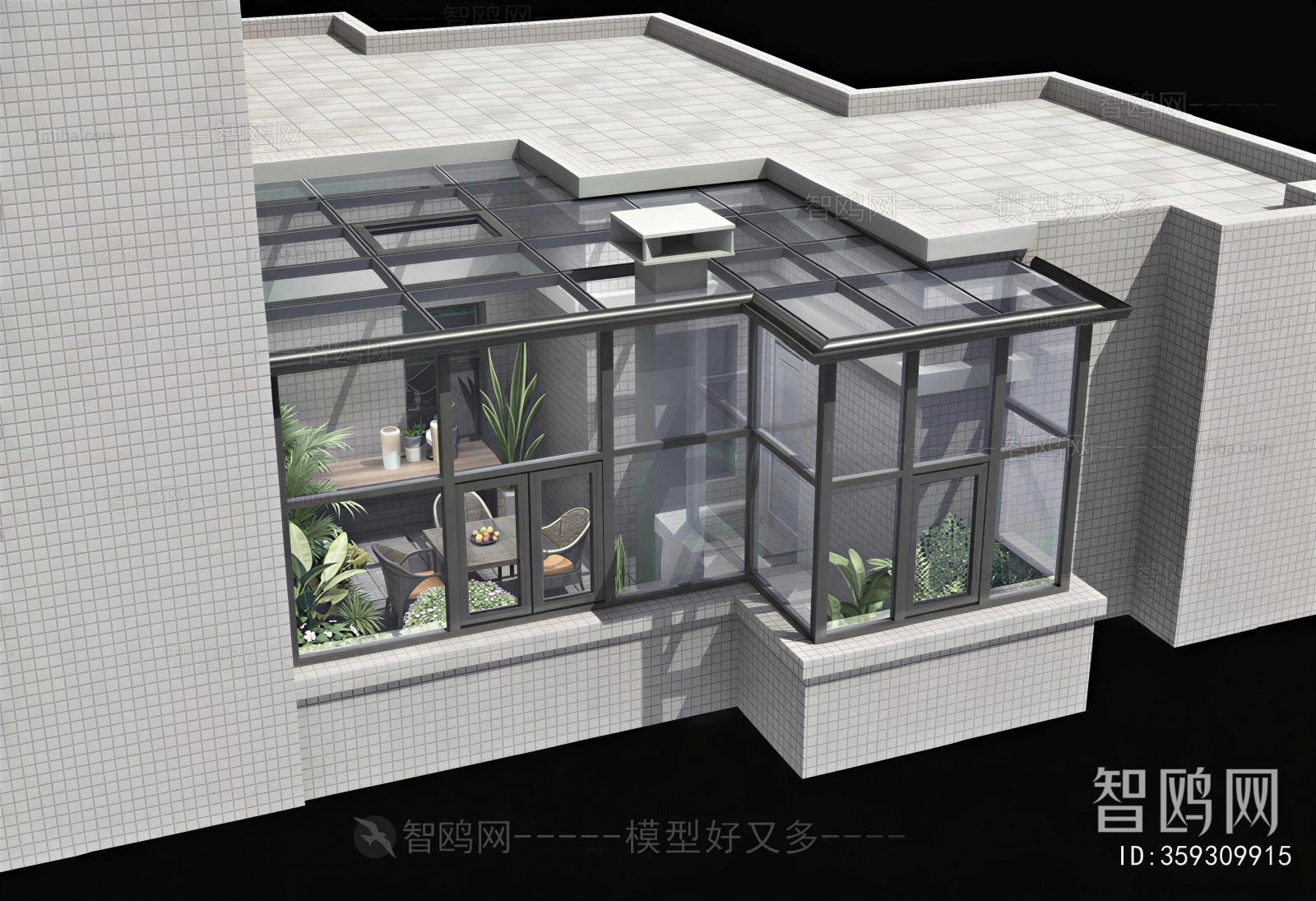 Modern Glass Sun Room
