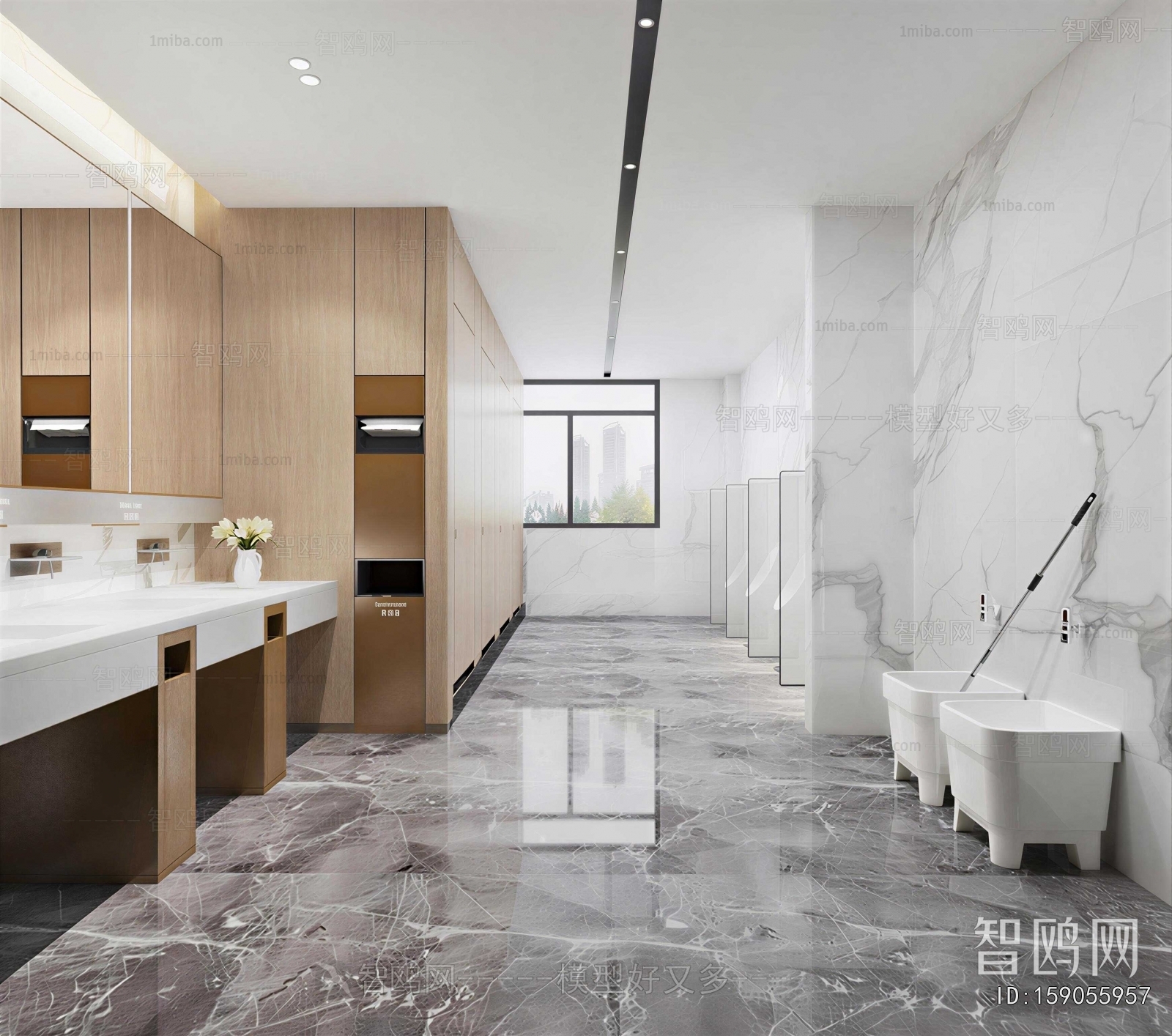 Modern Public Toilet