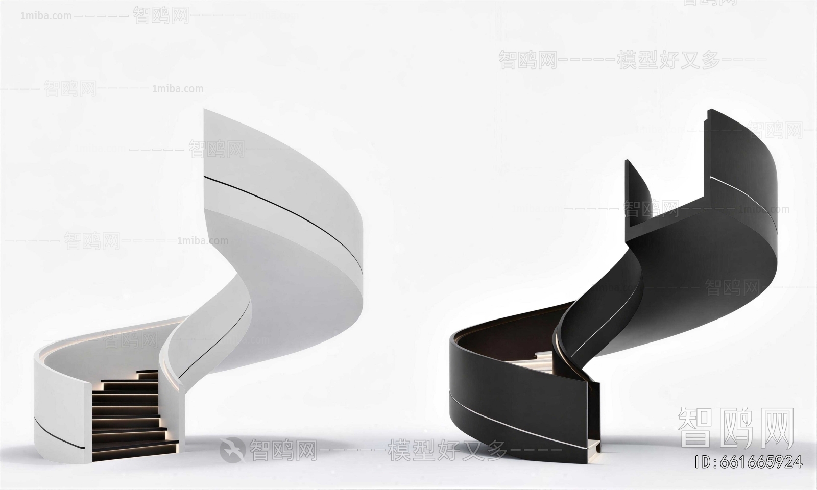 Modern Rotating Staircase