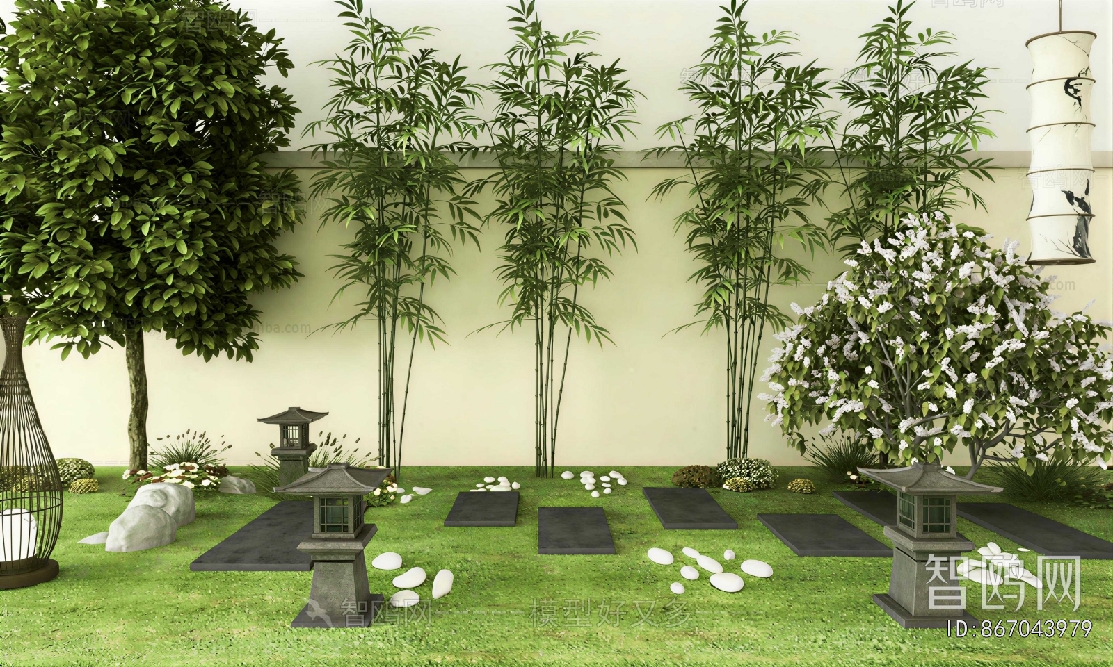 Japanese Style Courtyard/landscape
