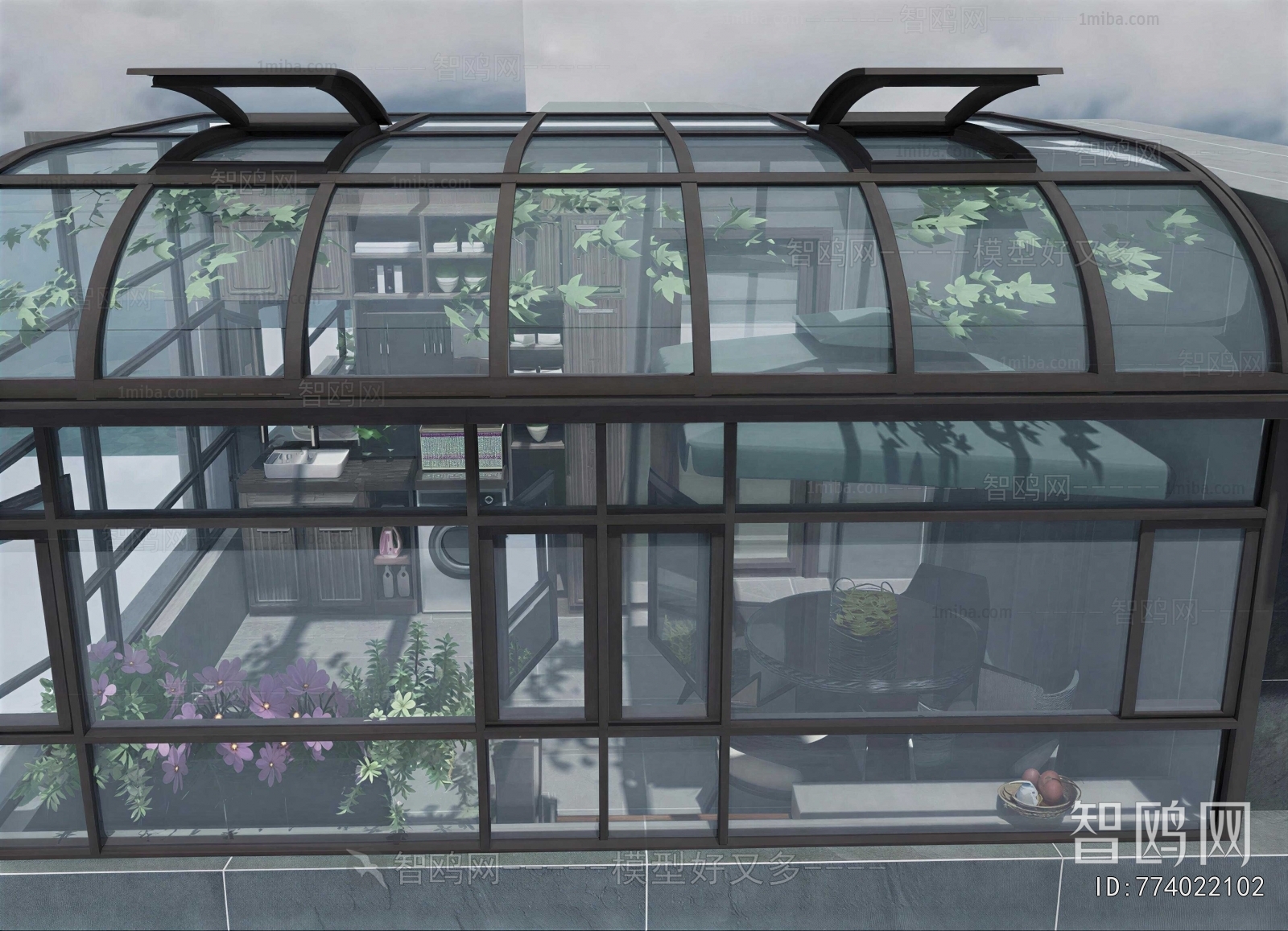 Modern Glass Sun Room