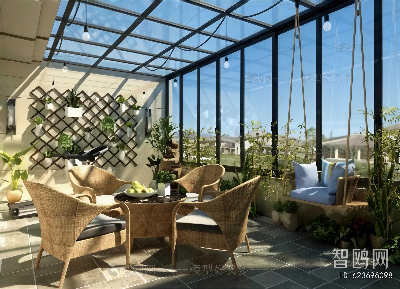Modern Glass Sun Room