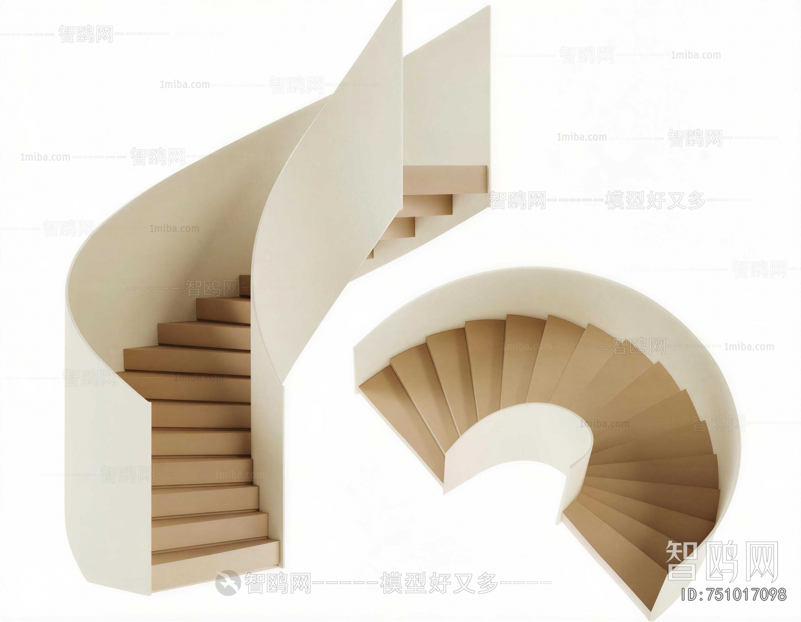 Modern Rotating Staircase