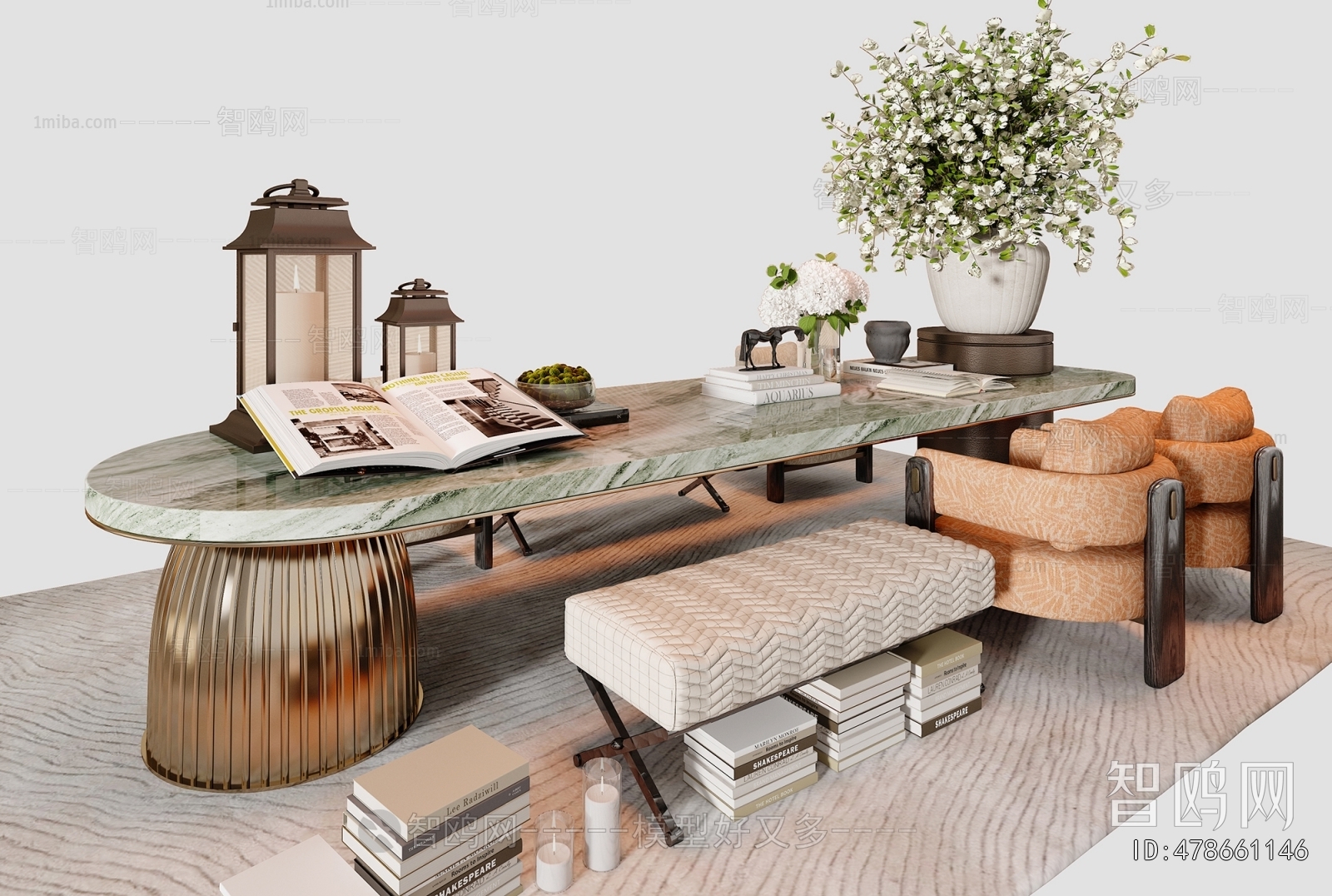 Modern Leisure Table And Chair