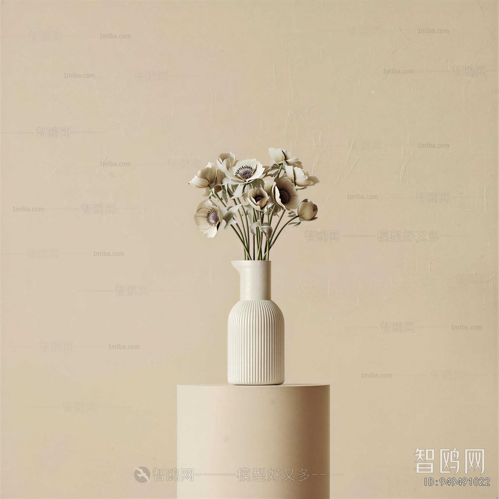 Wabi-sabi Style Flower Arrangement