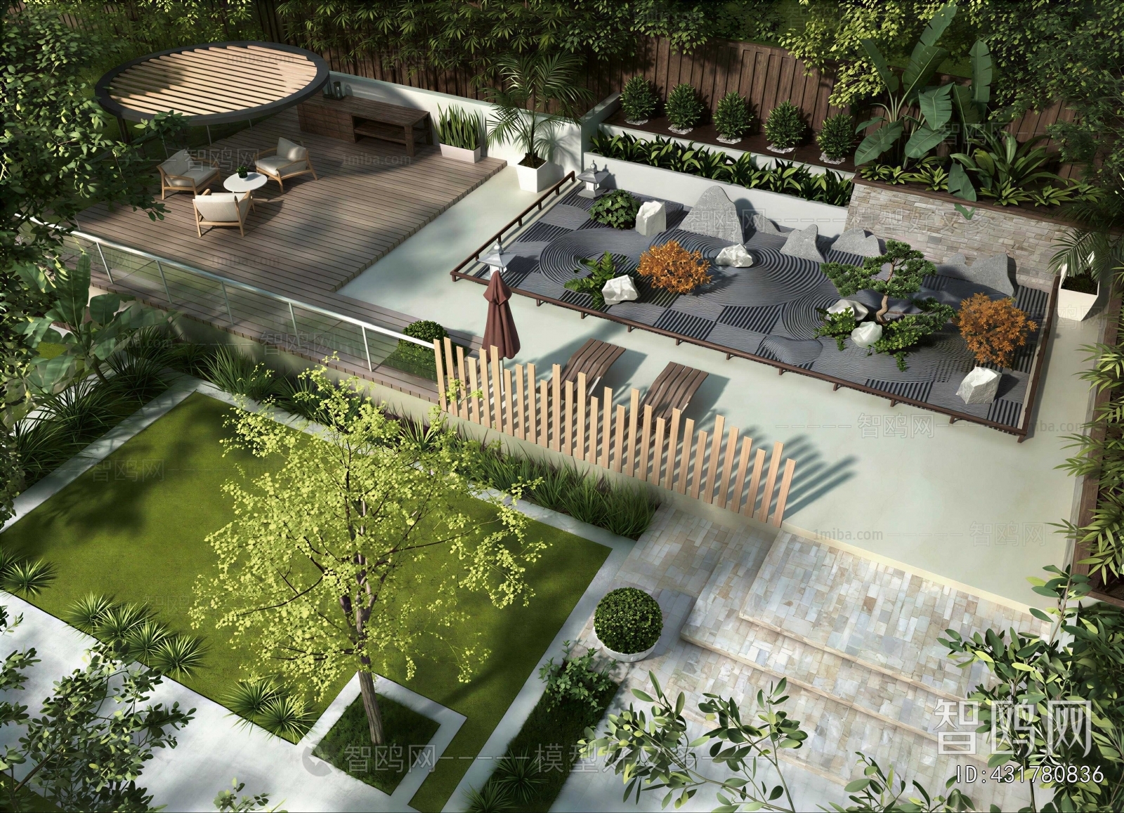 Chinese Style Courtyard/landscape