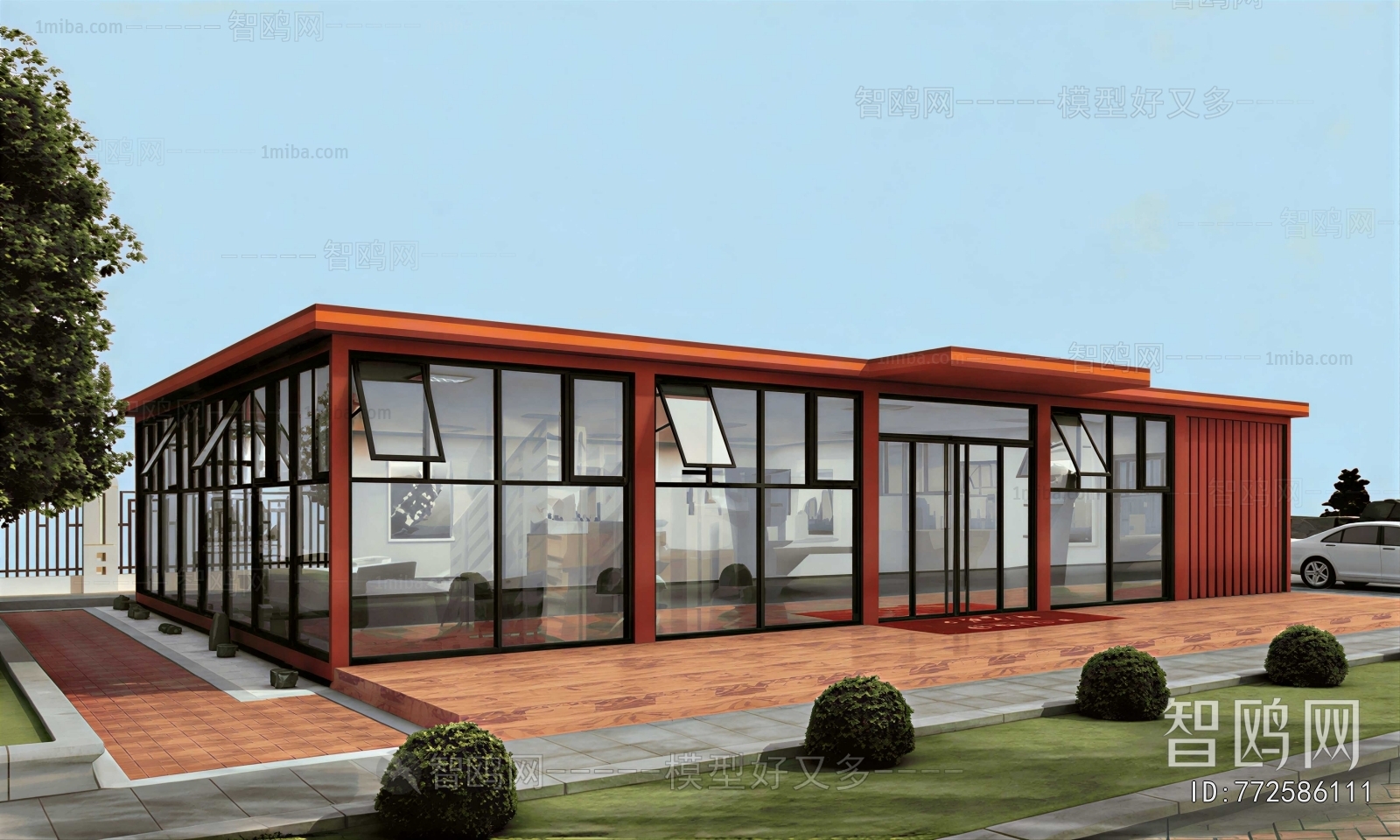 Modern Glass Sunshine Room