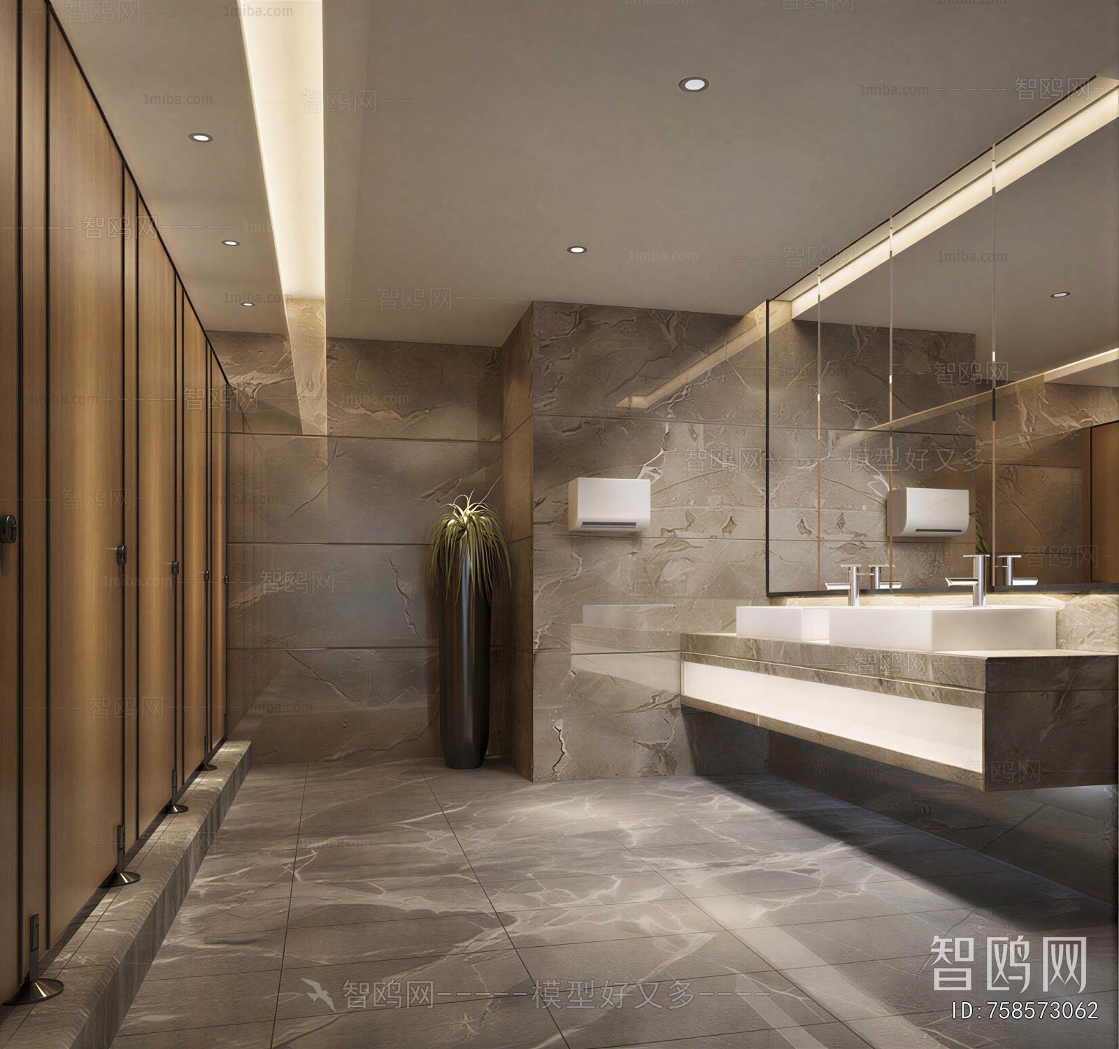 Modern Public Toilet
