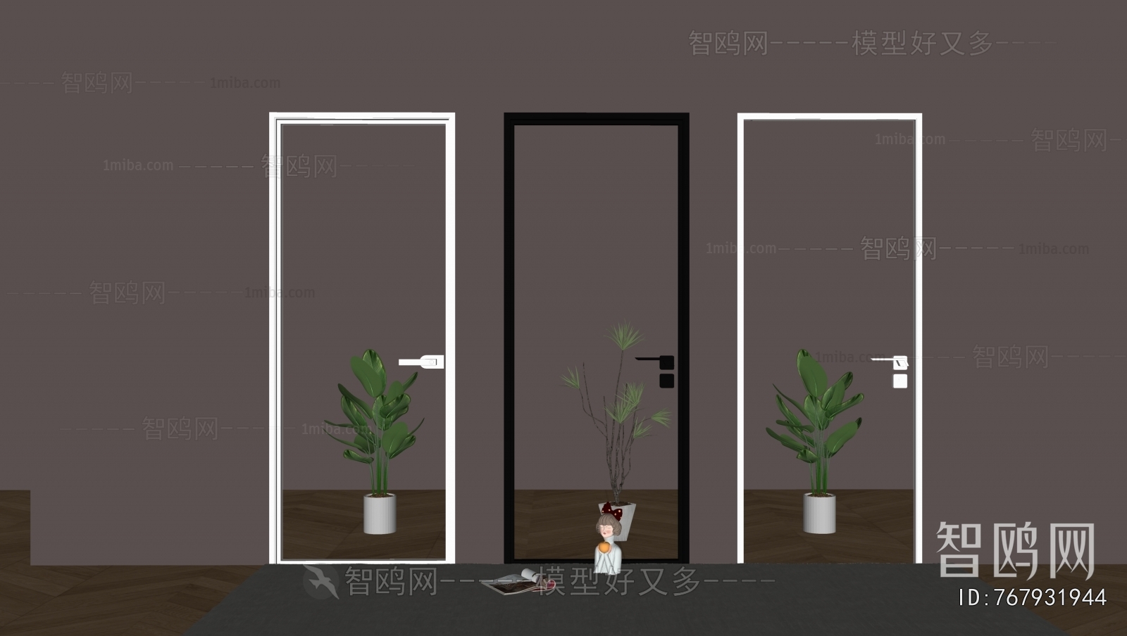 Modern Single Door