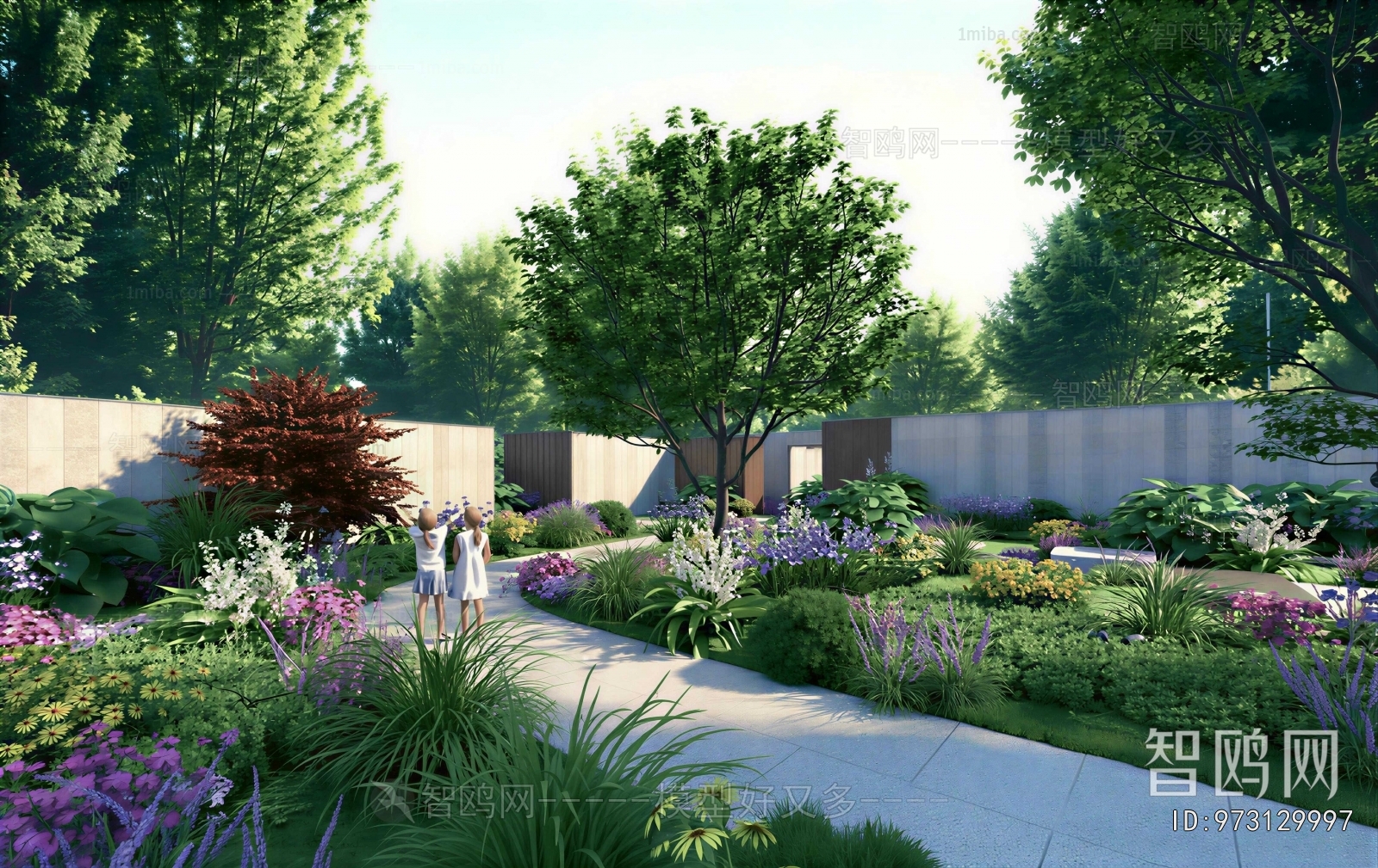 Modern Courtyard/landscape