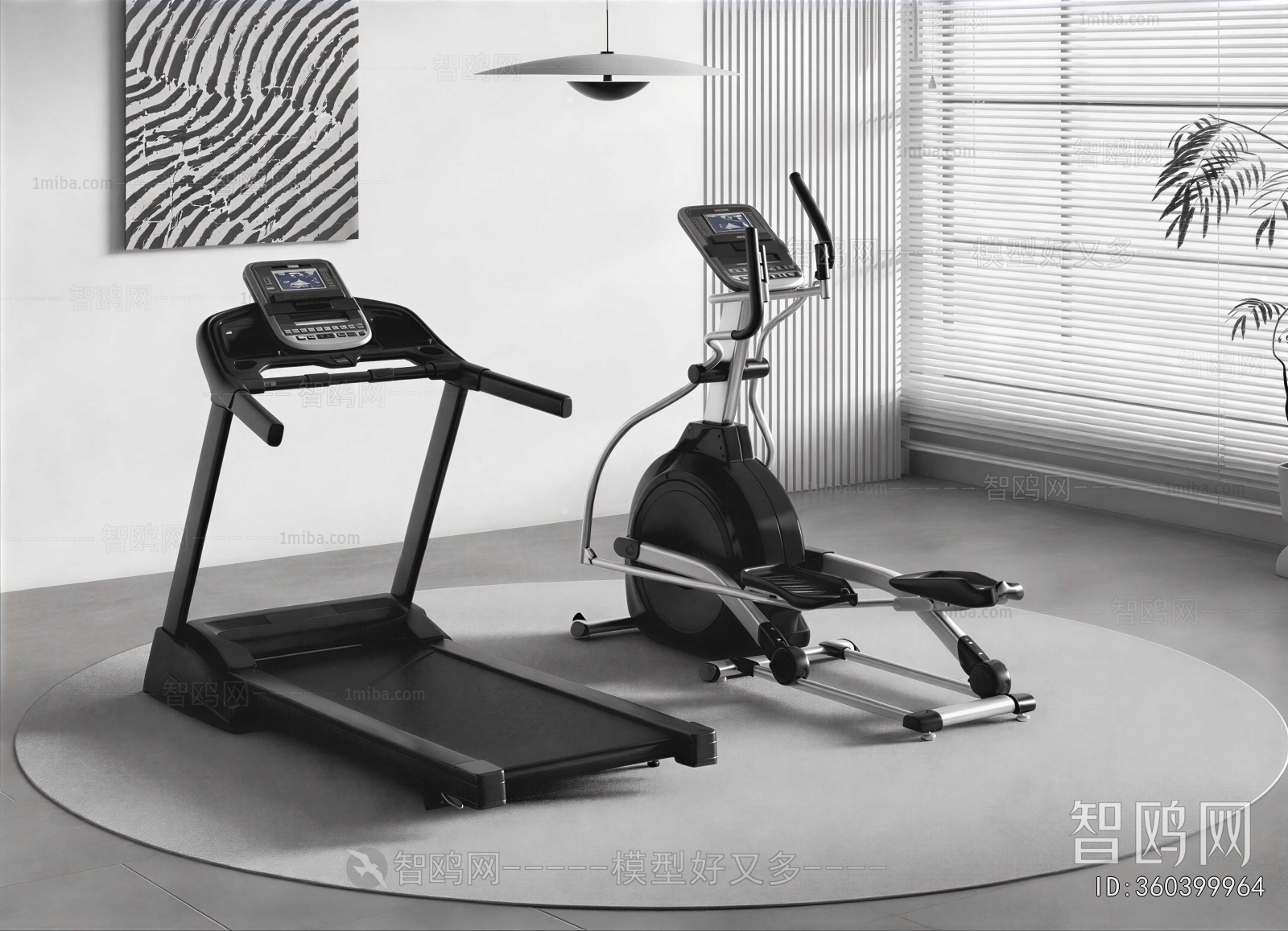 Modern Fitness Equipment
