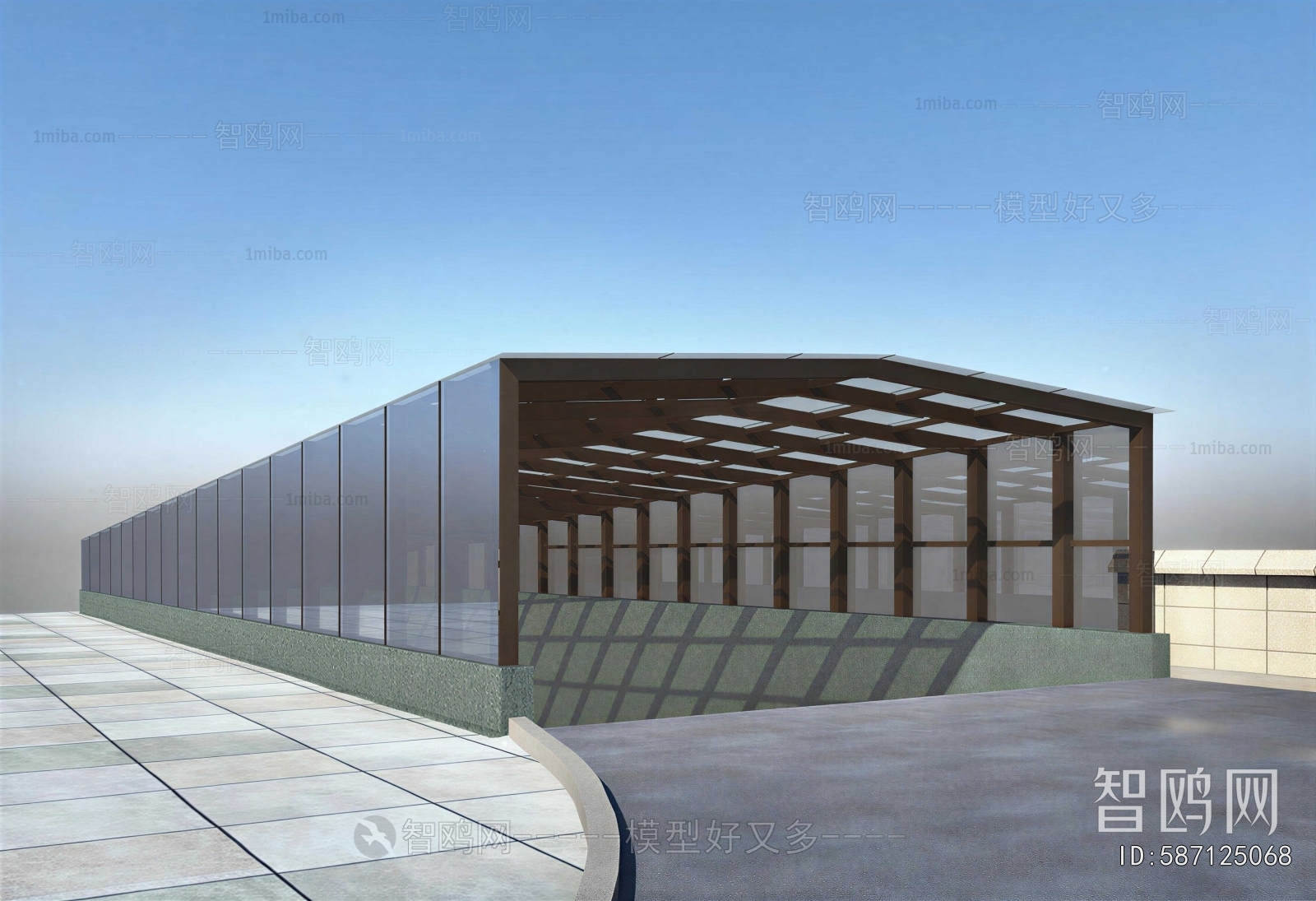 Modern Underground Parking Lot