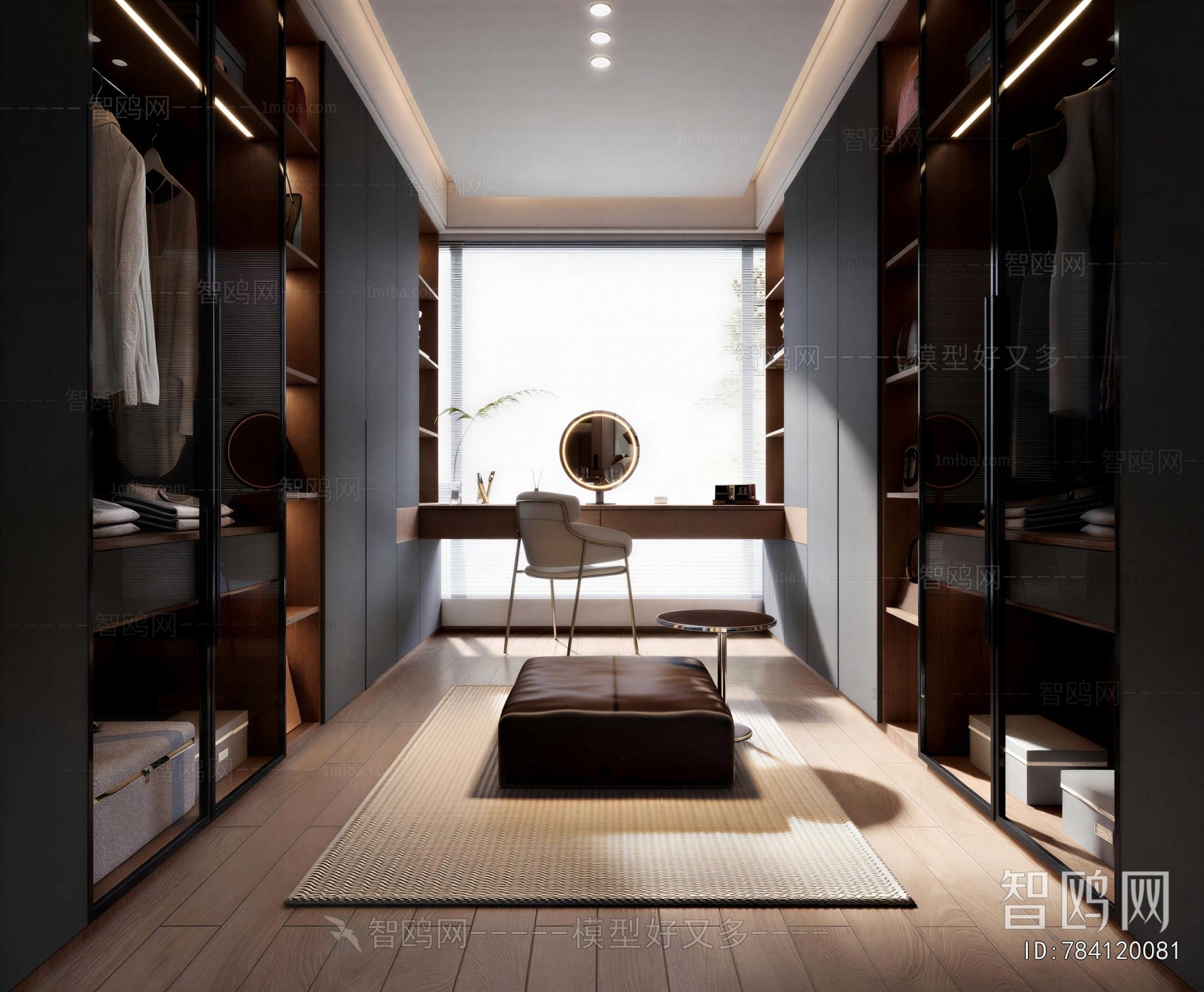 Modern Clothes Storage Area