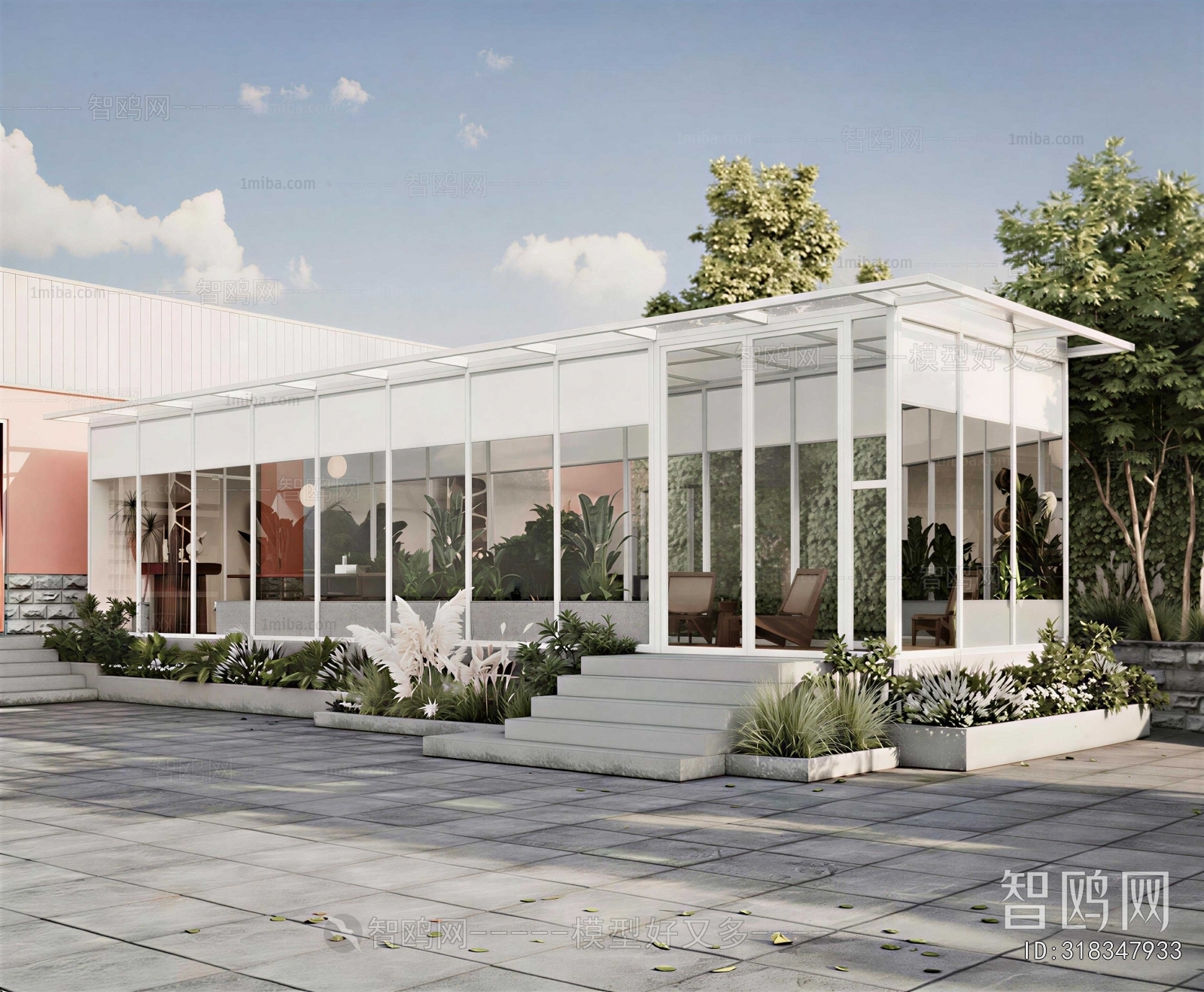 Modern Glass Sunshine Room