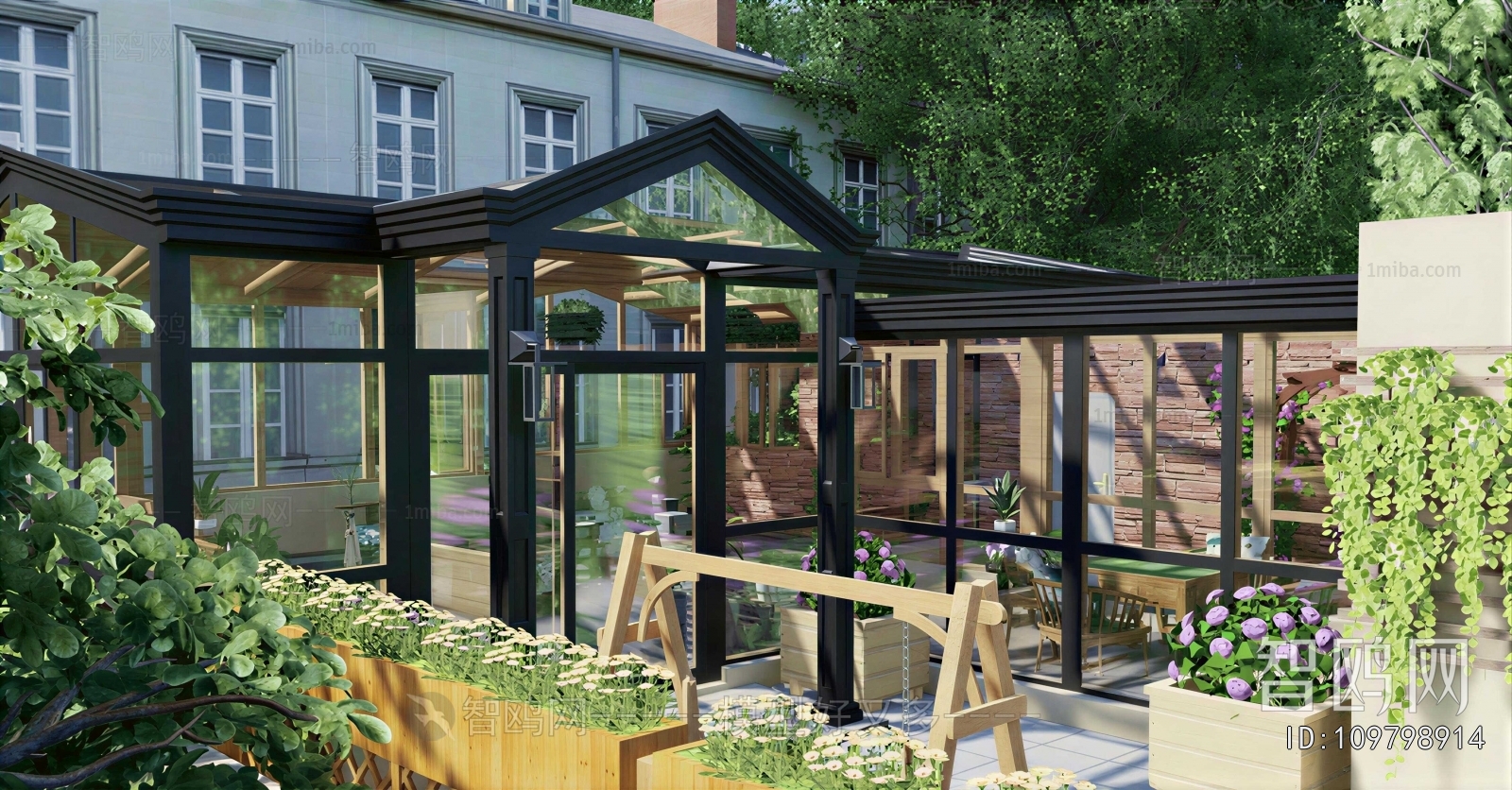 Modern Glass Sunshine Room
