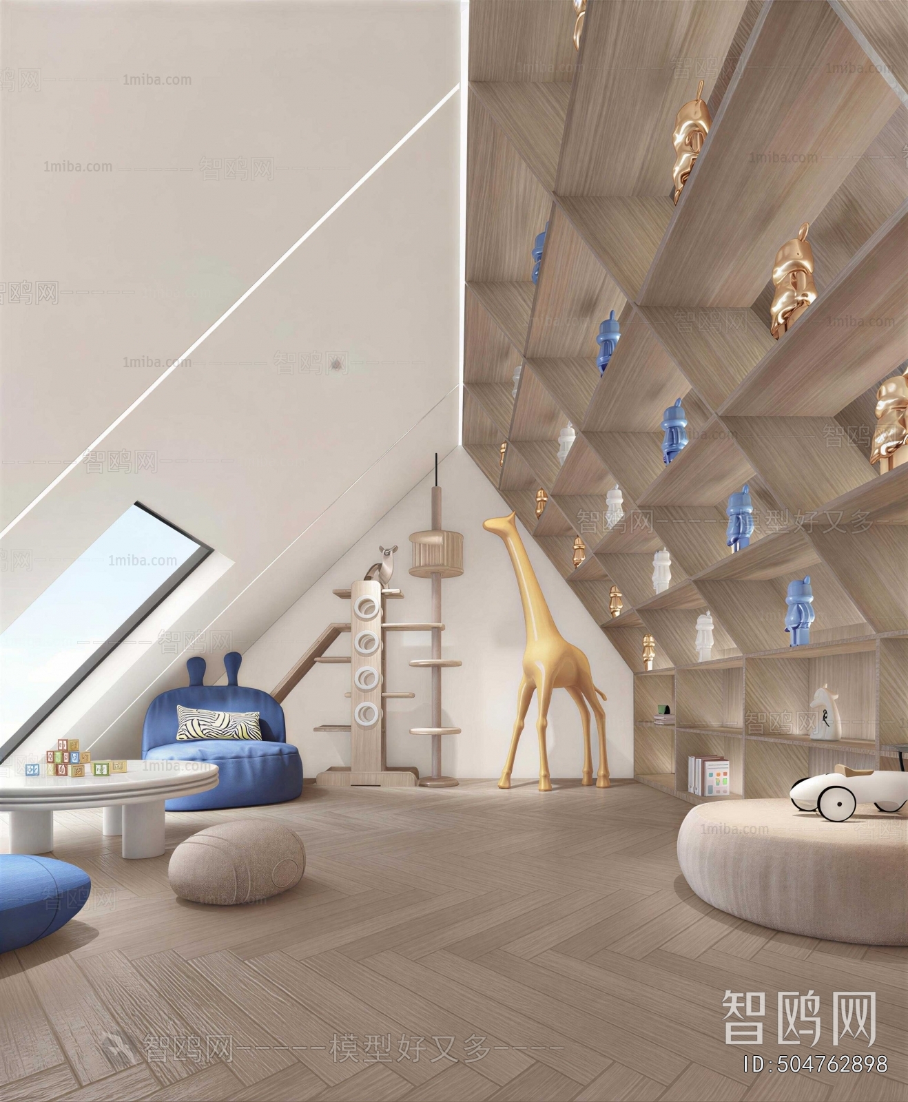 Modern Children's Room Activity Room