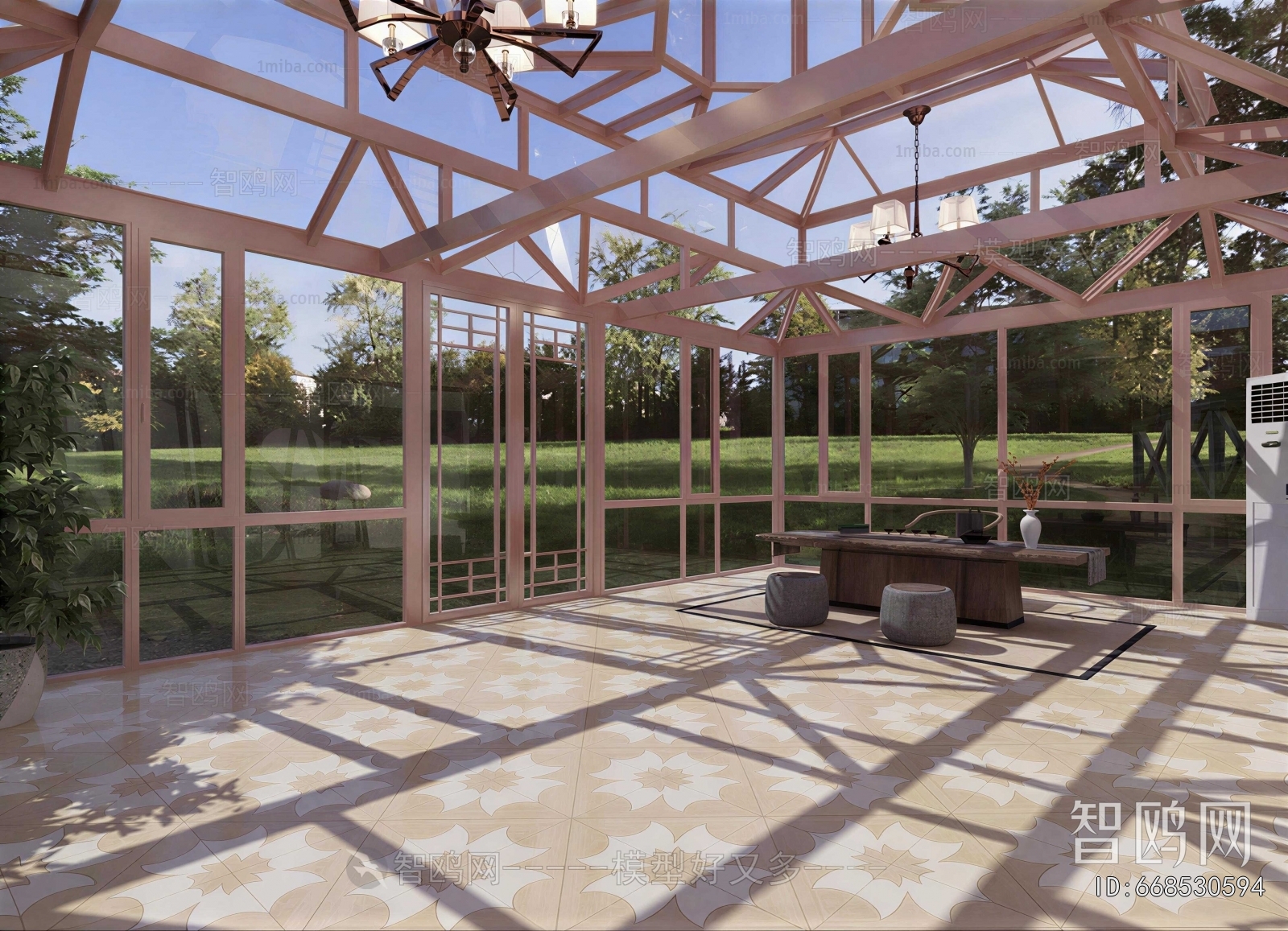 Modern Glass Sun Room