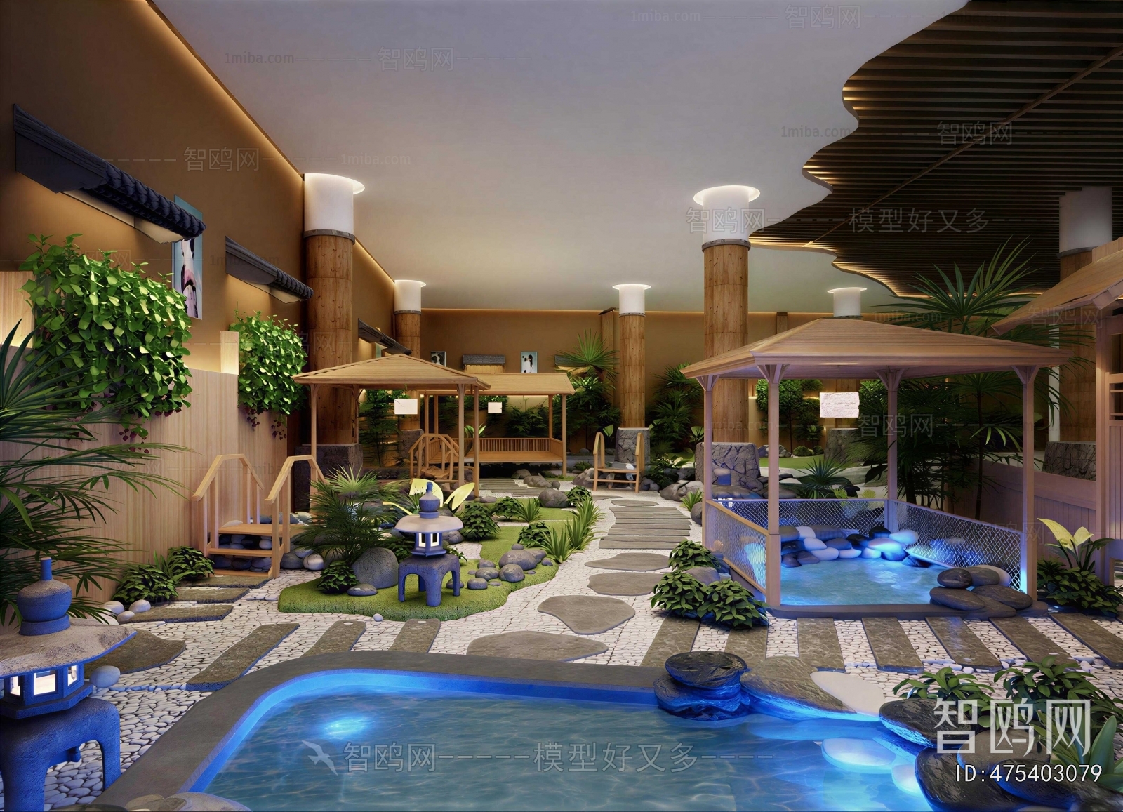 Modern Courtyard/landscape