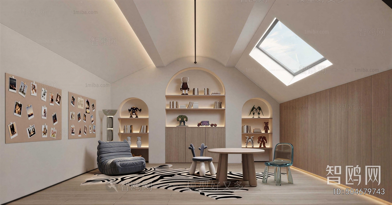 Modern Children's Room Activity Room