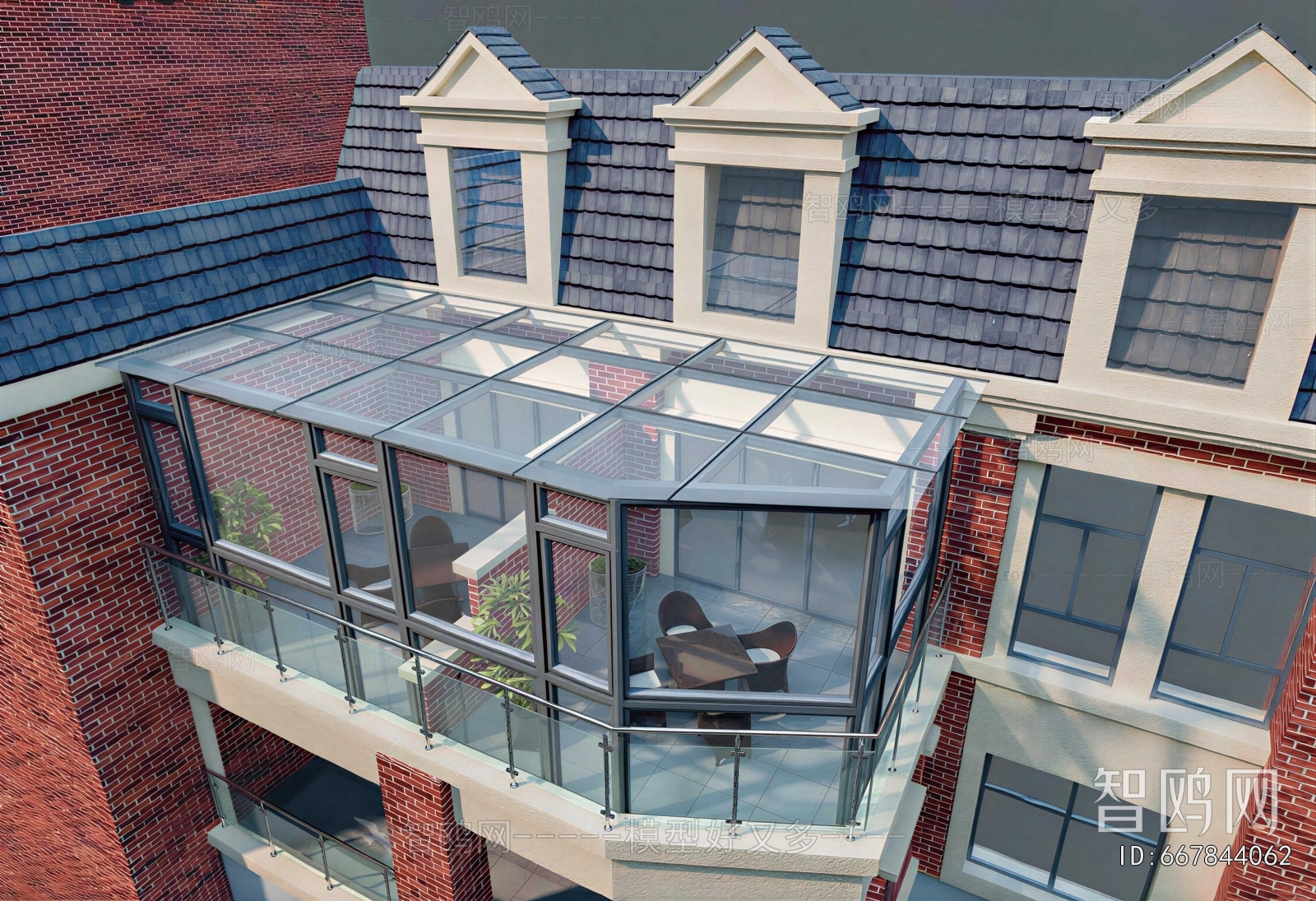 Modern Glass Sun Room
