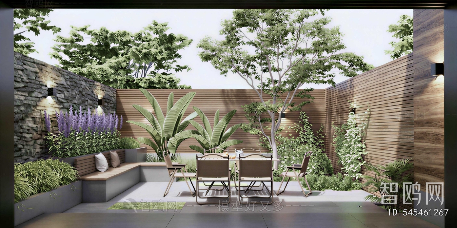 Modern Courtyard/landscape
