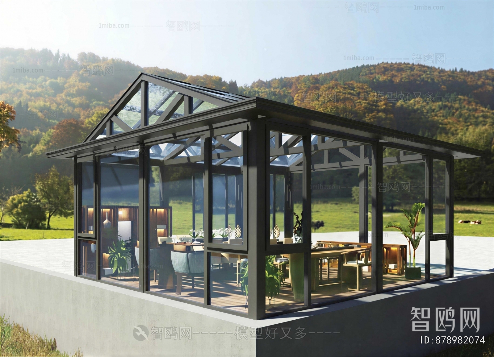 Modern Glass Sunshine Room