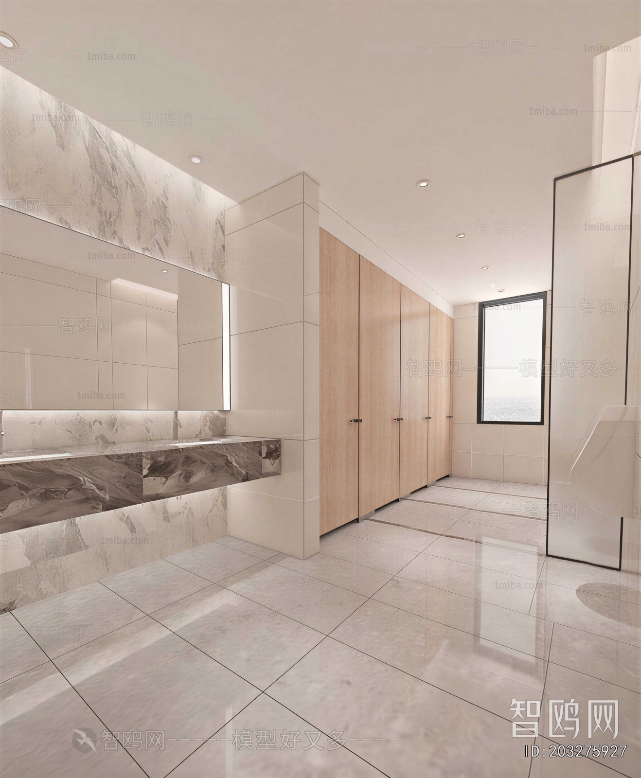 Modern Public Toilet