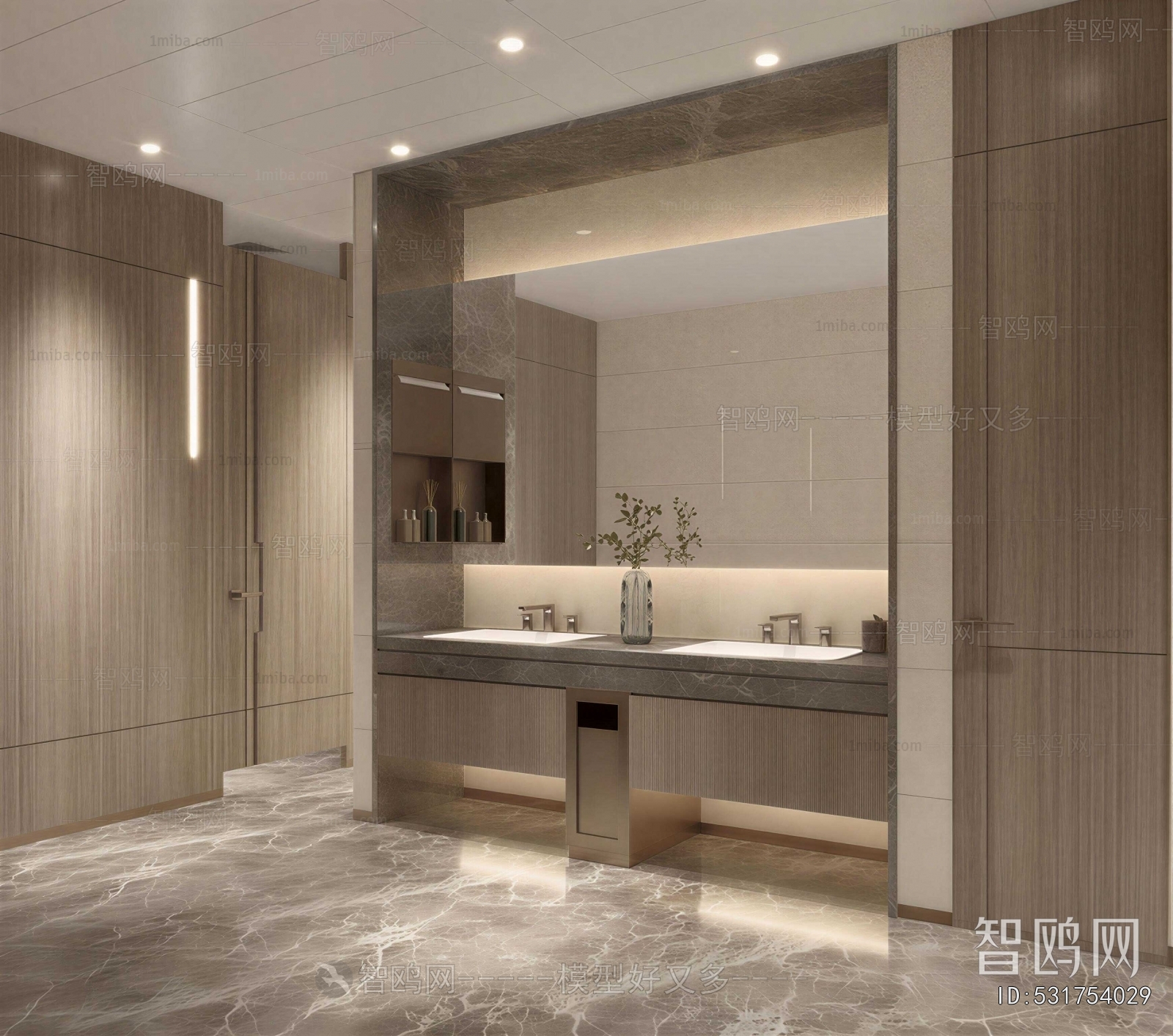 Modern Public Toilet