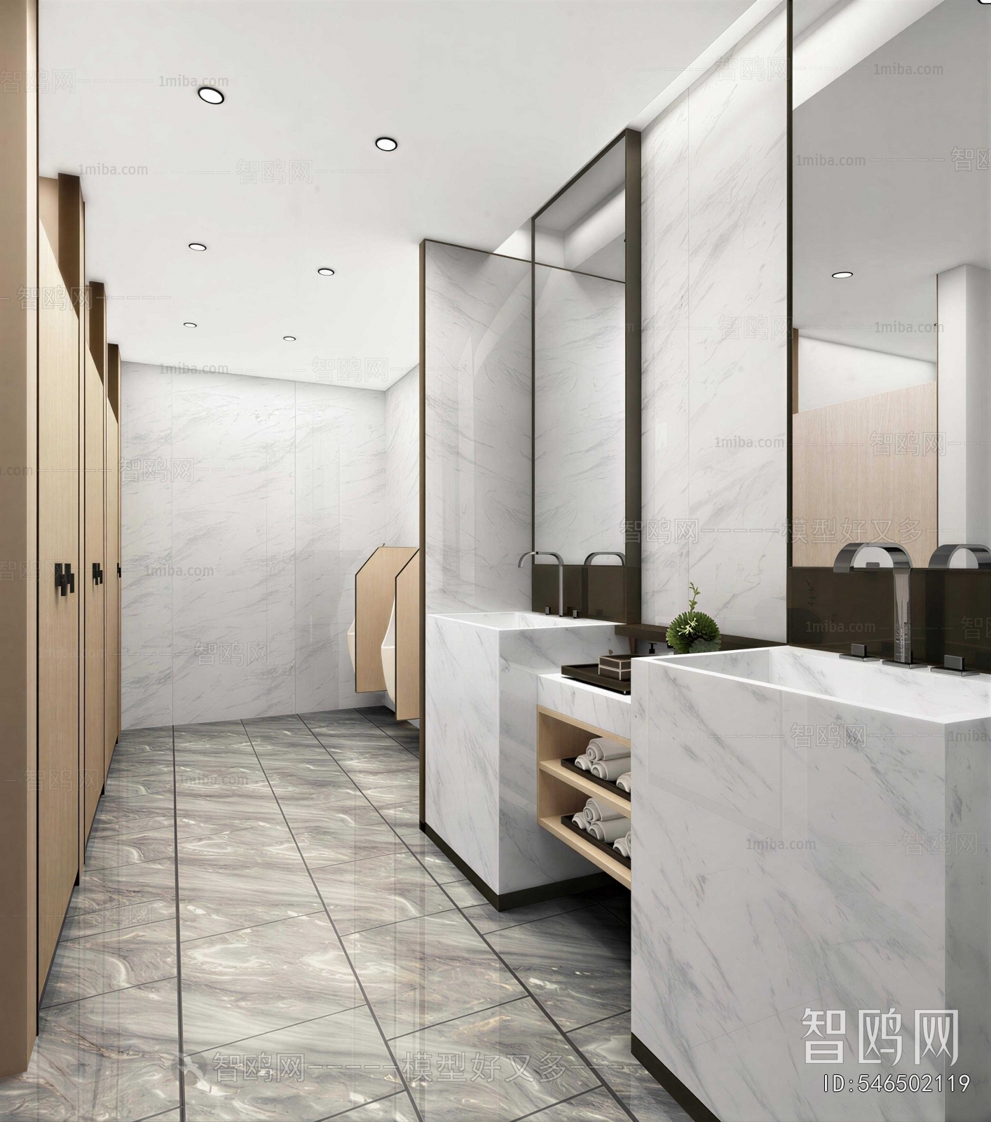 Modern Public Toilet