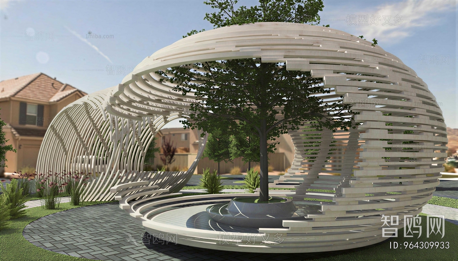Modern Park Landscape