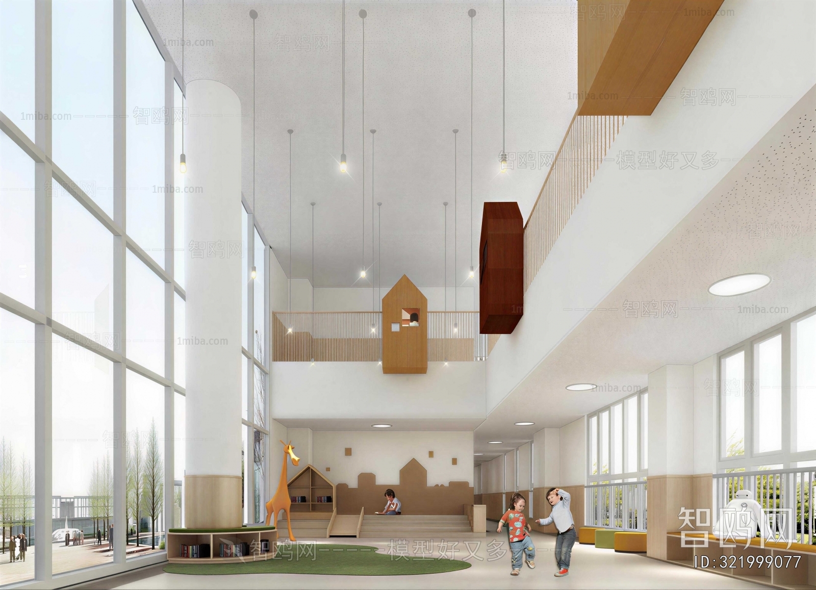 Modern Kindergarten Hall