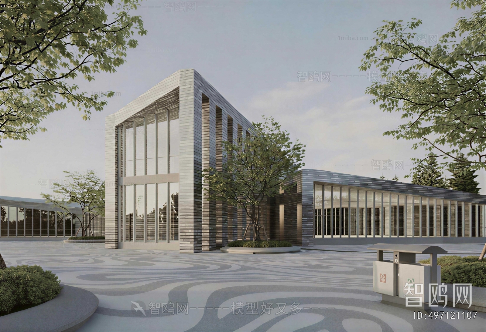 Modern Appearance Of Commercial Building