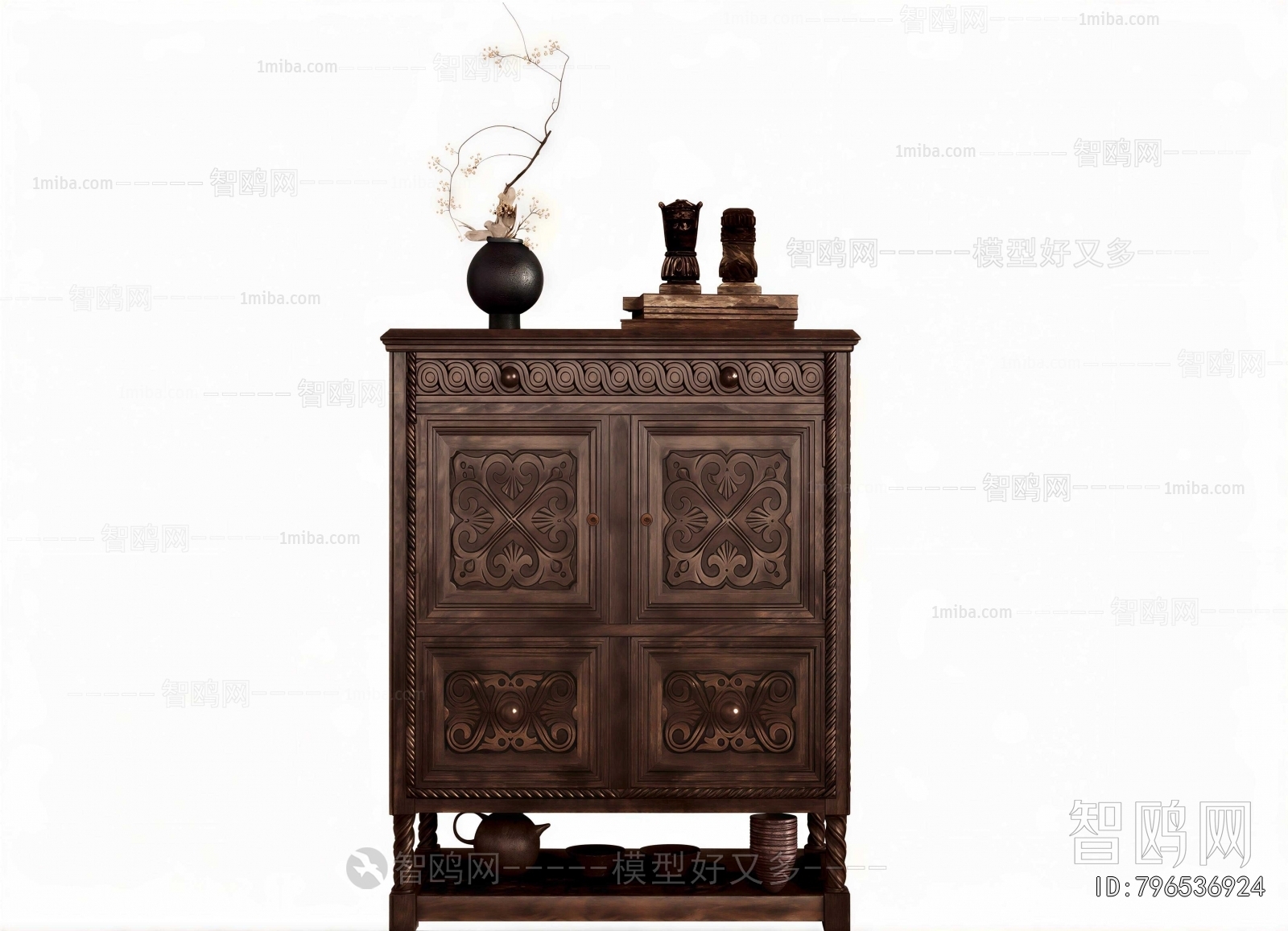 Retro Style Side Cabinet