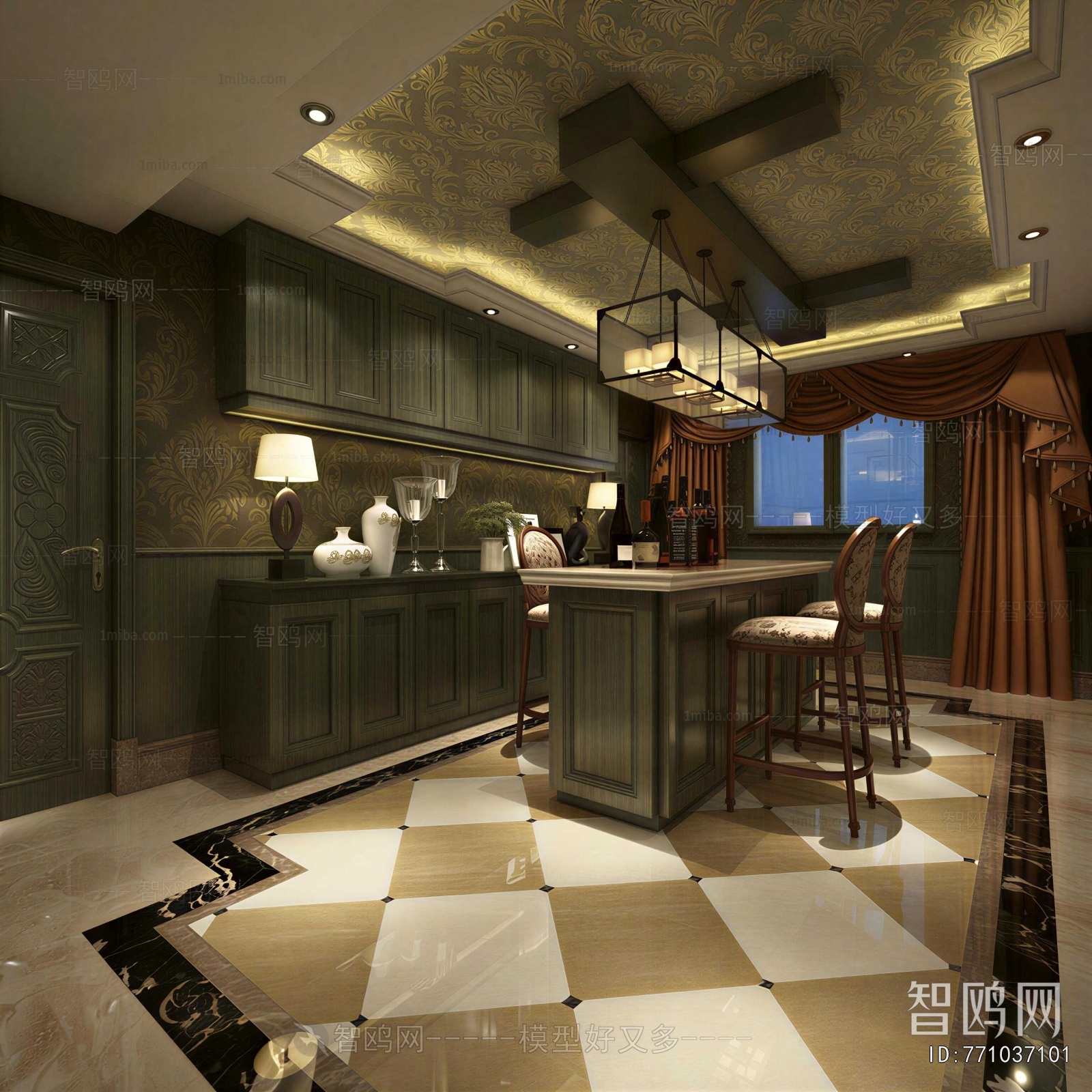 New Classical Style Dining Room