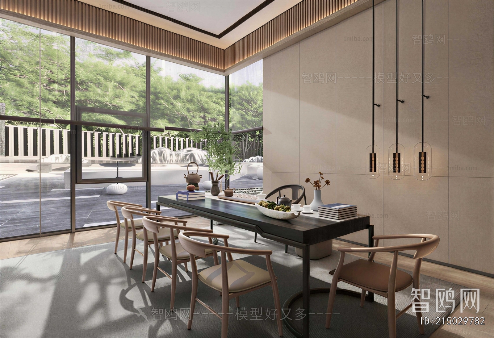 New Chinese Style Teahouse Tea House