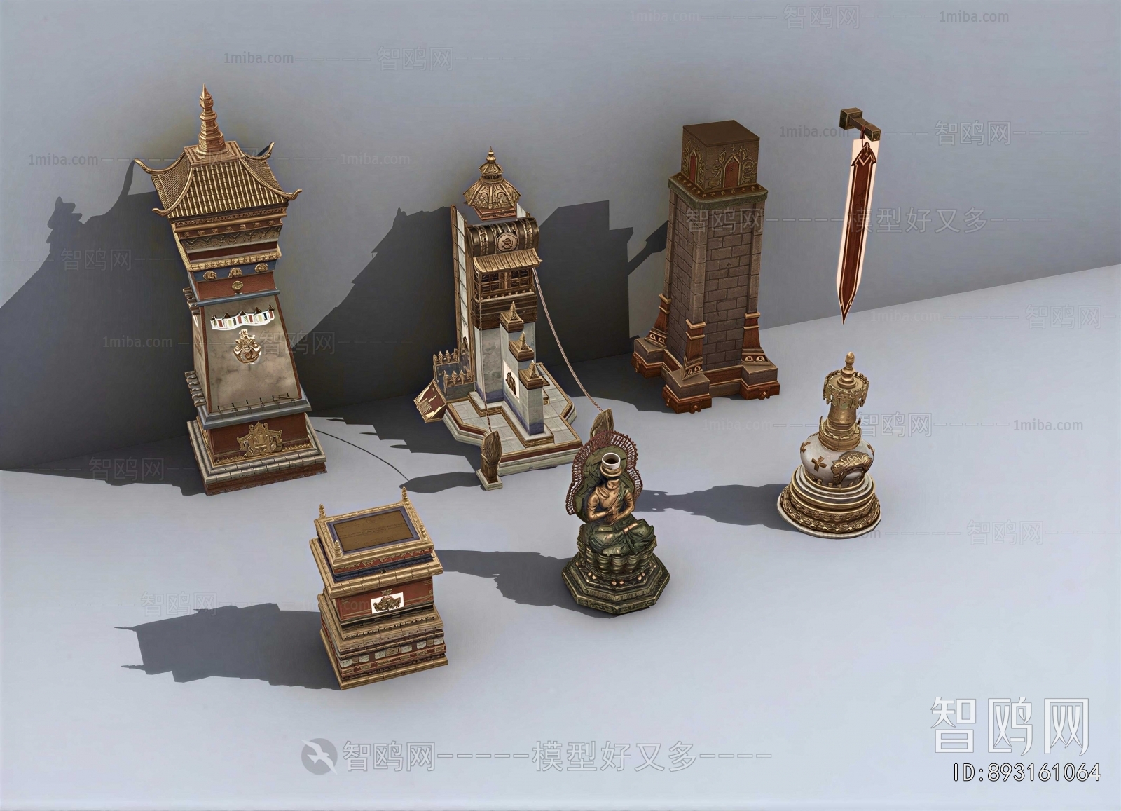 New Chinese Style Decorative Set