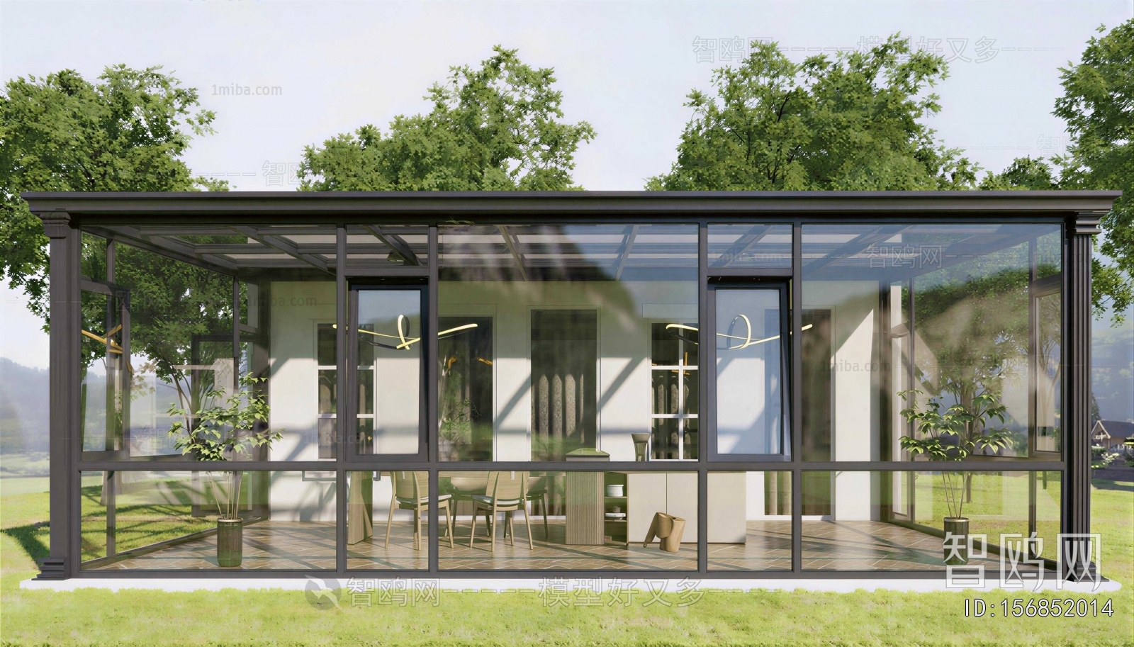 Modern Glass Sun Room