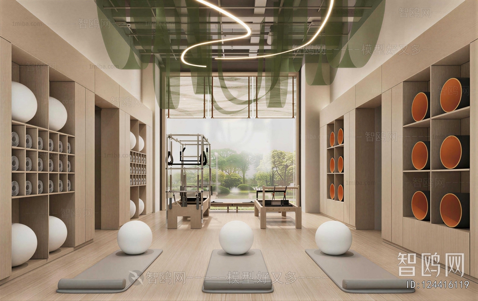 Modern Yoga Room