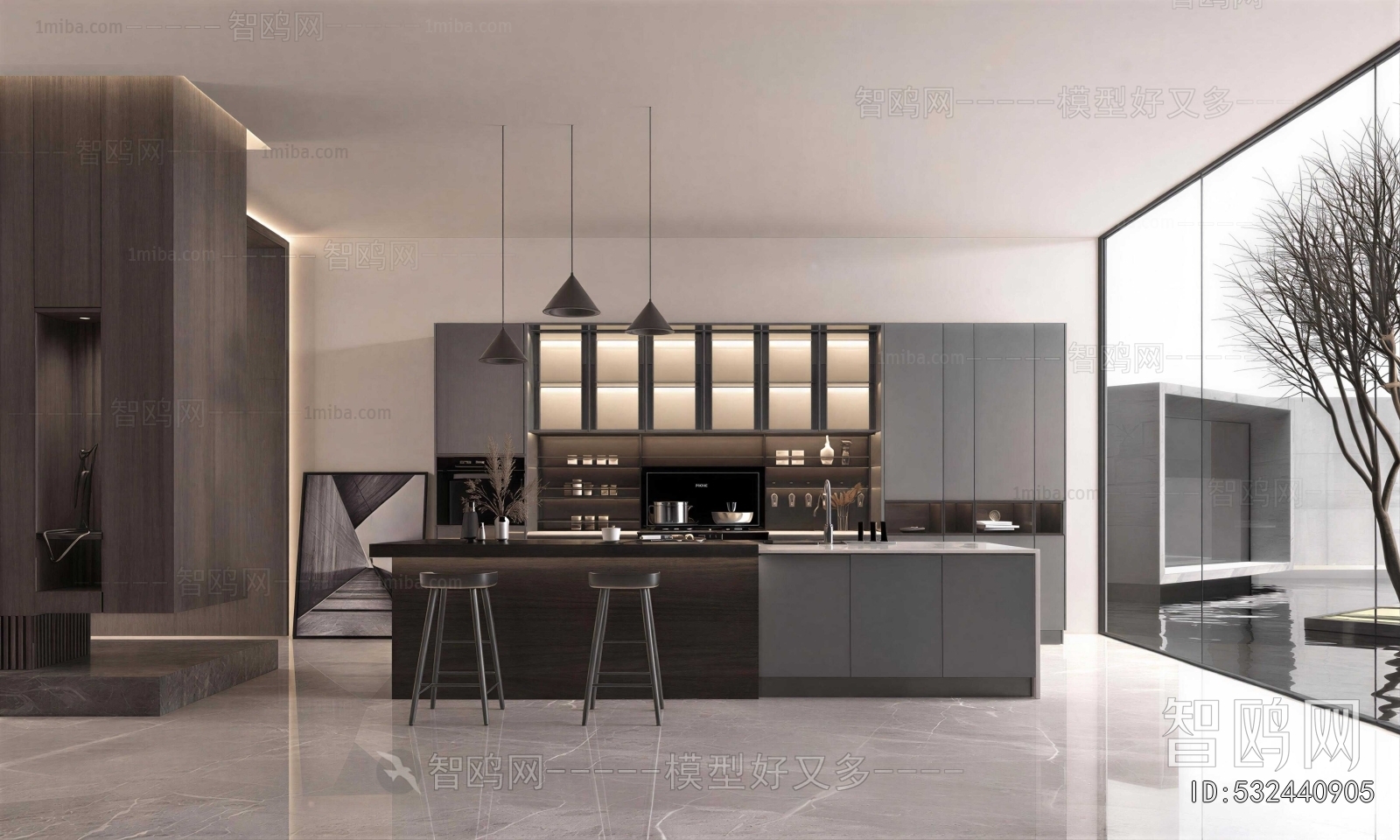Modern Open Kitchen