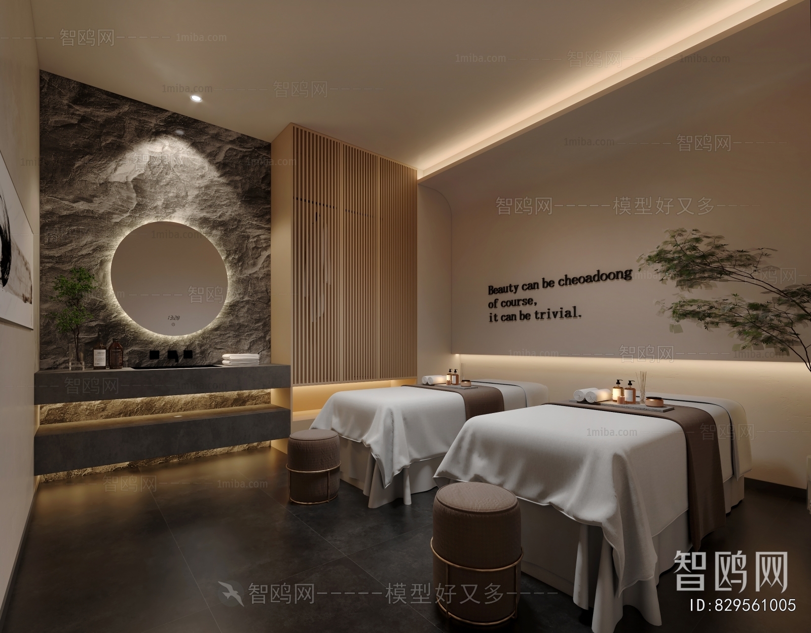 Wabi-sabi Style SPA Beauty