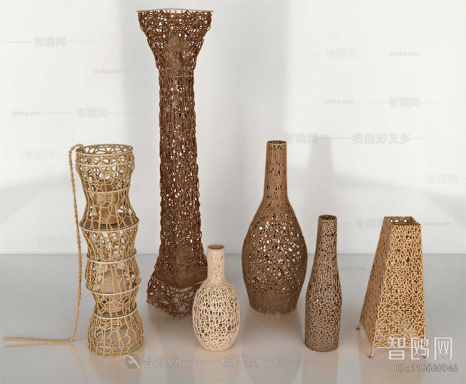 Wabi-sabi Style Floor Lamp